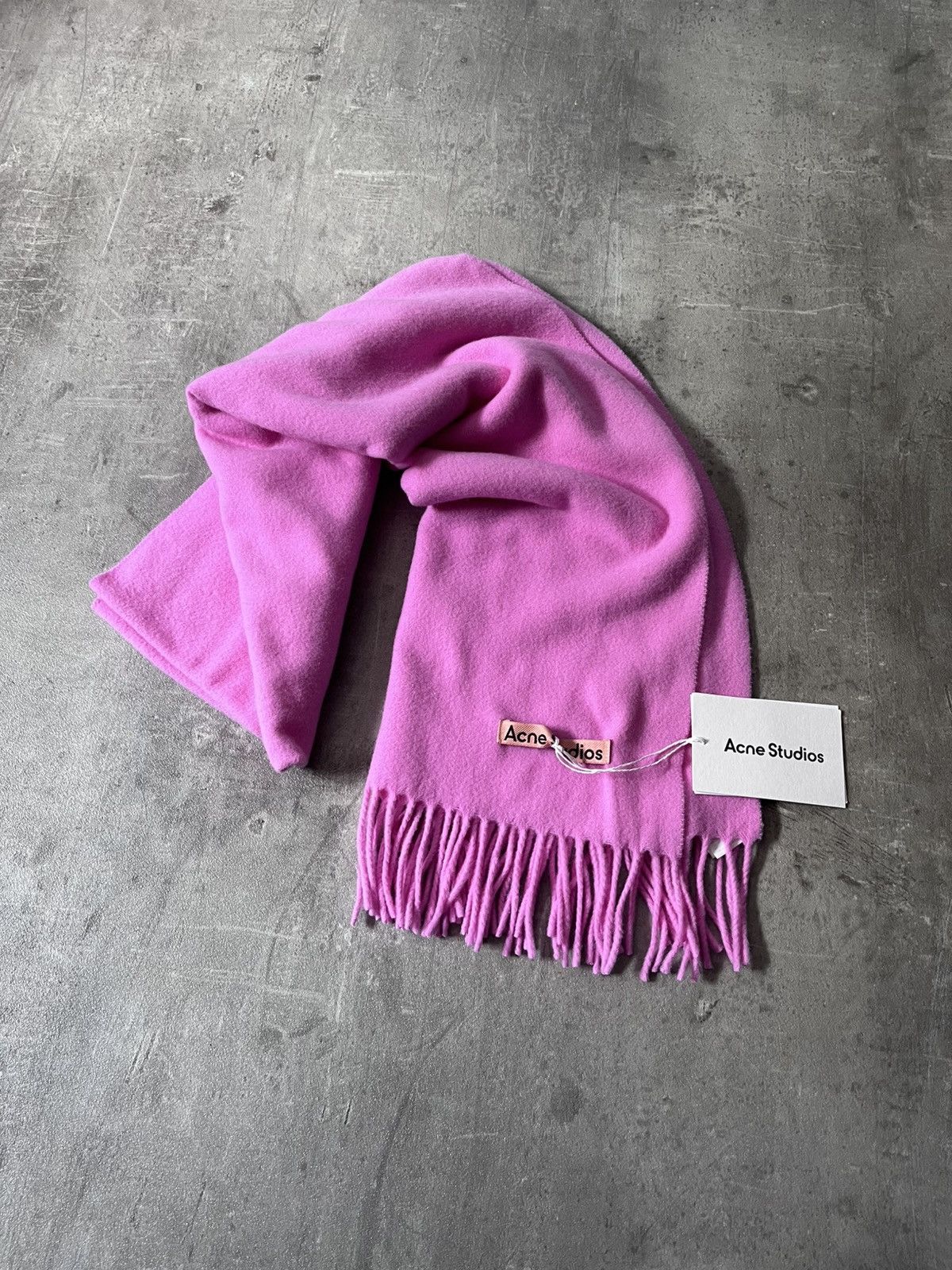 Acne Studios Acne Studios wool pink scarf new Size ONE SIZE - 1 Thumbnail