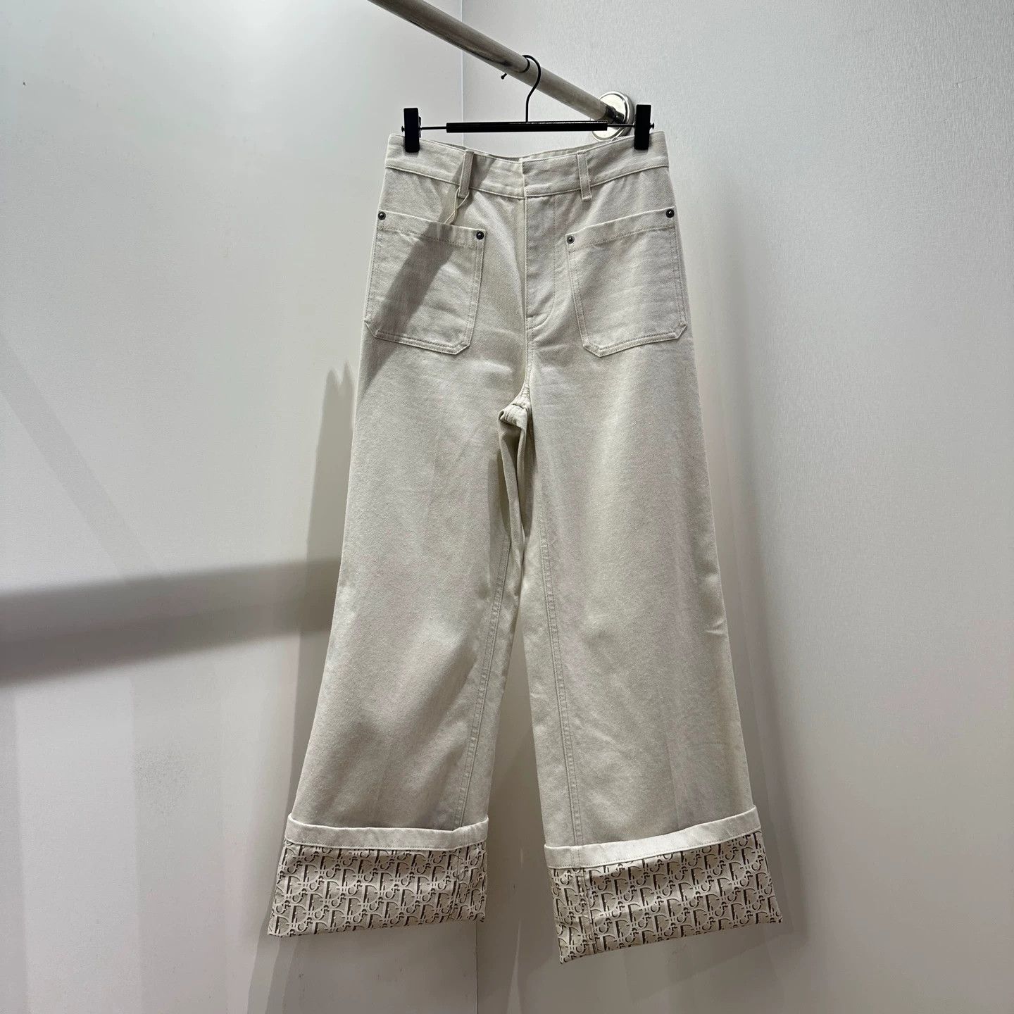 Dior 25SS feb427 inner allover print oversized jeans 34