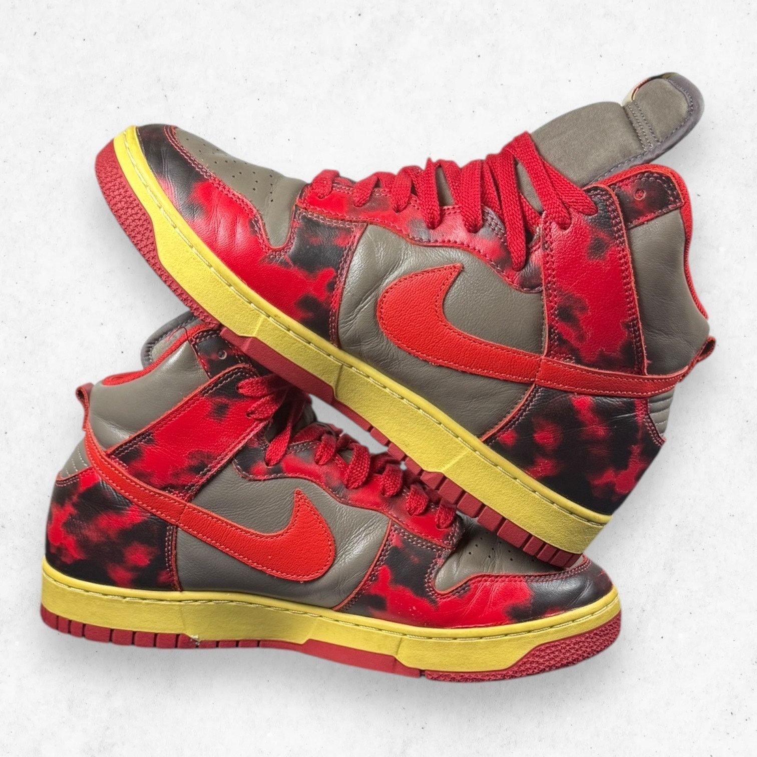 Nike Nike Dunk High 1985 Acid Wash University Red Sz 10.5 Size US 10.5 / EU 43-44 - 5 Thumbnail