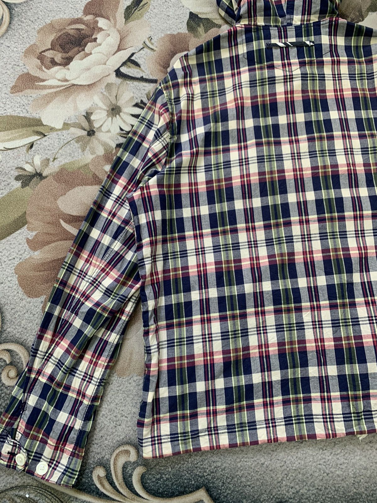 J. Press Vtg Nice Checkered J.Press Jacket Hooded Ideal Zipper Size US L / EU 52-54 / 3 - 8 Thumbnail