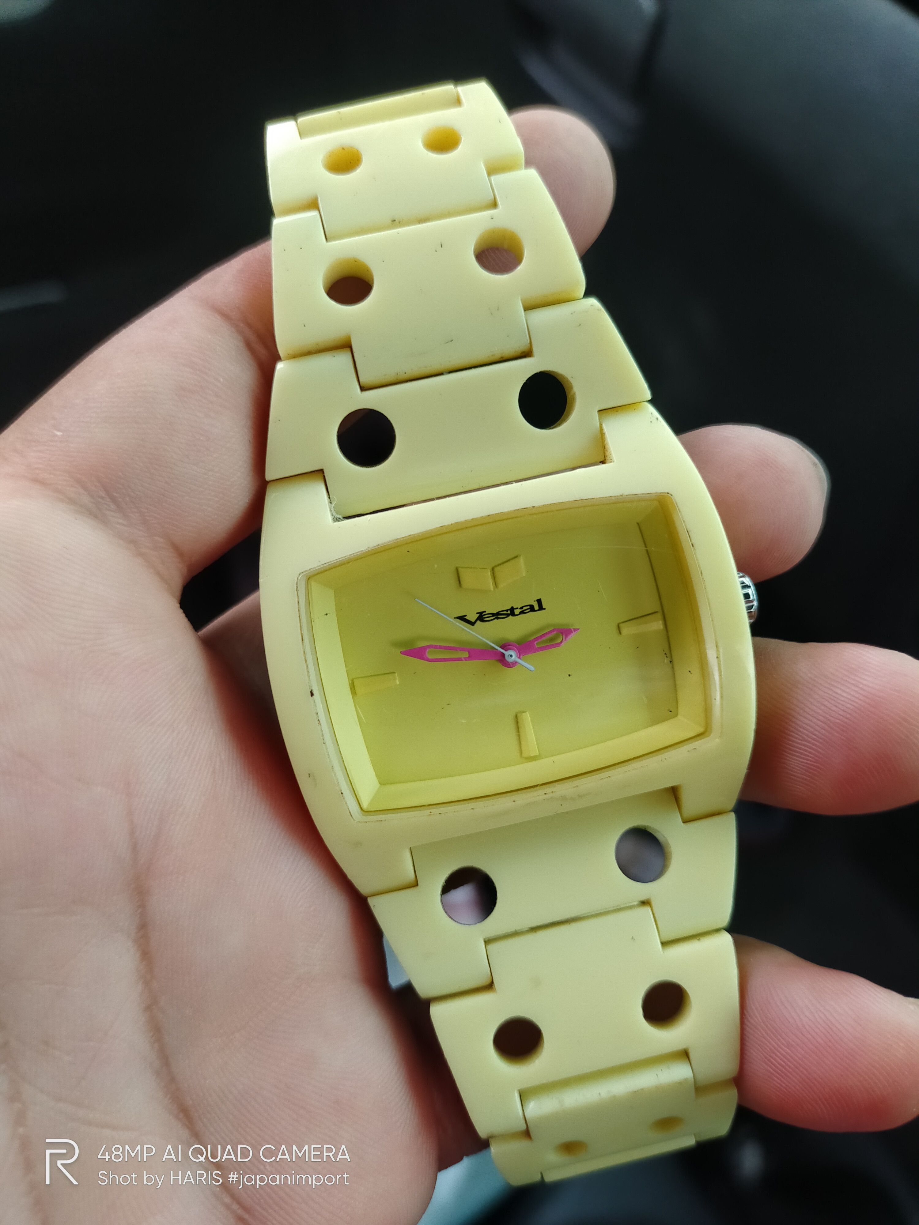 Japanese Brand VESTAL 💥 Vintage Watch FULL YELLOW (Japan Engine) Size ONE SIZE - 2 Thumbnail