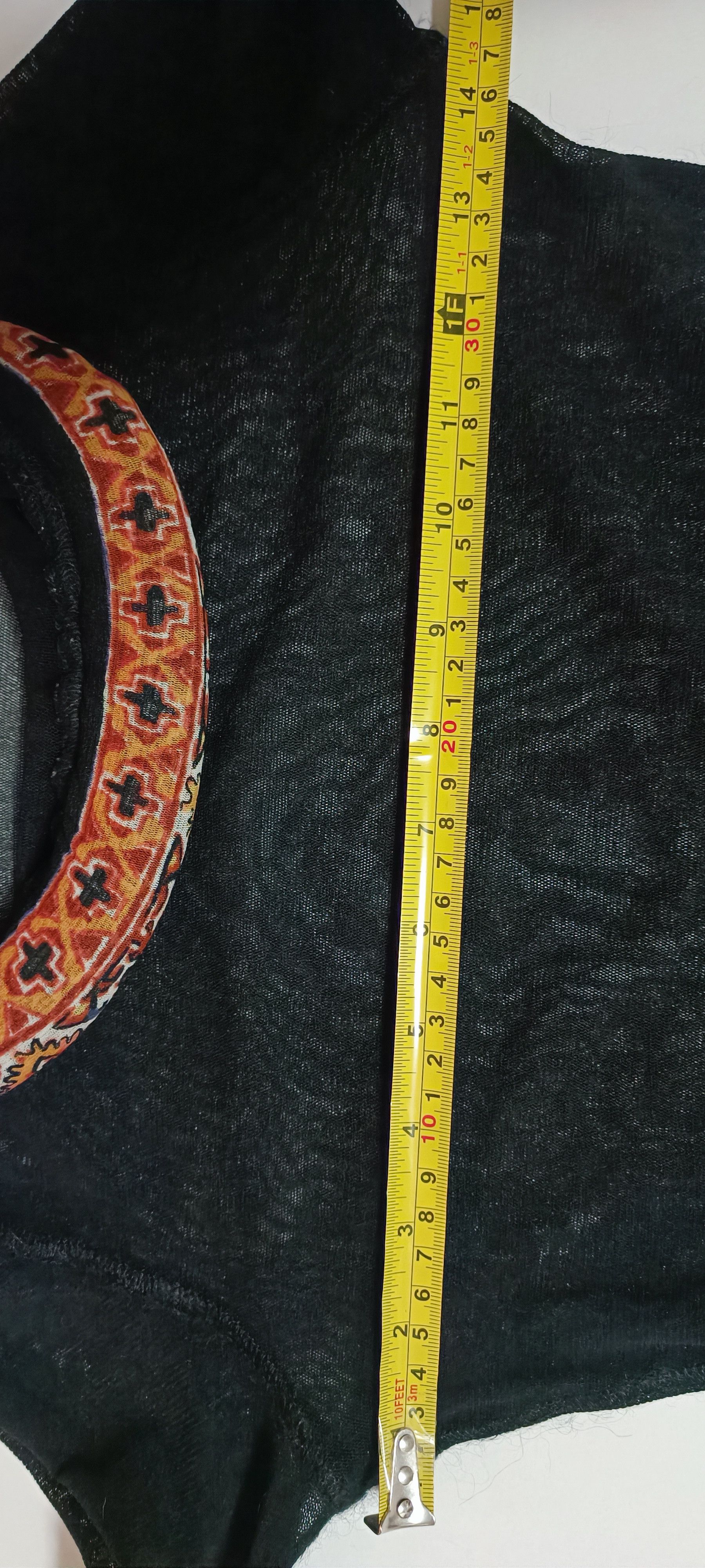 Jean Paul Gaultier 1999 _3D neckline and wrist mesh nylon top Size S / US 4 / IT 40 - 10 Thumbnail