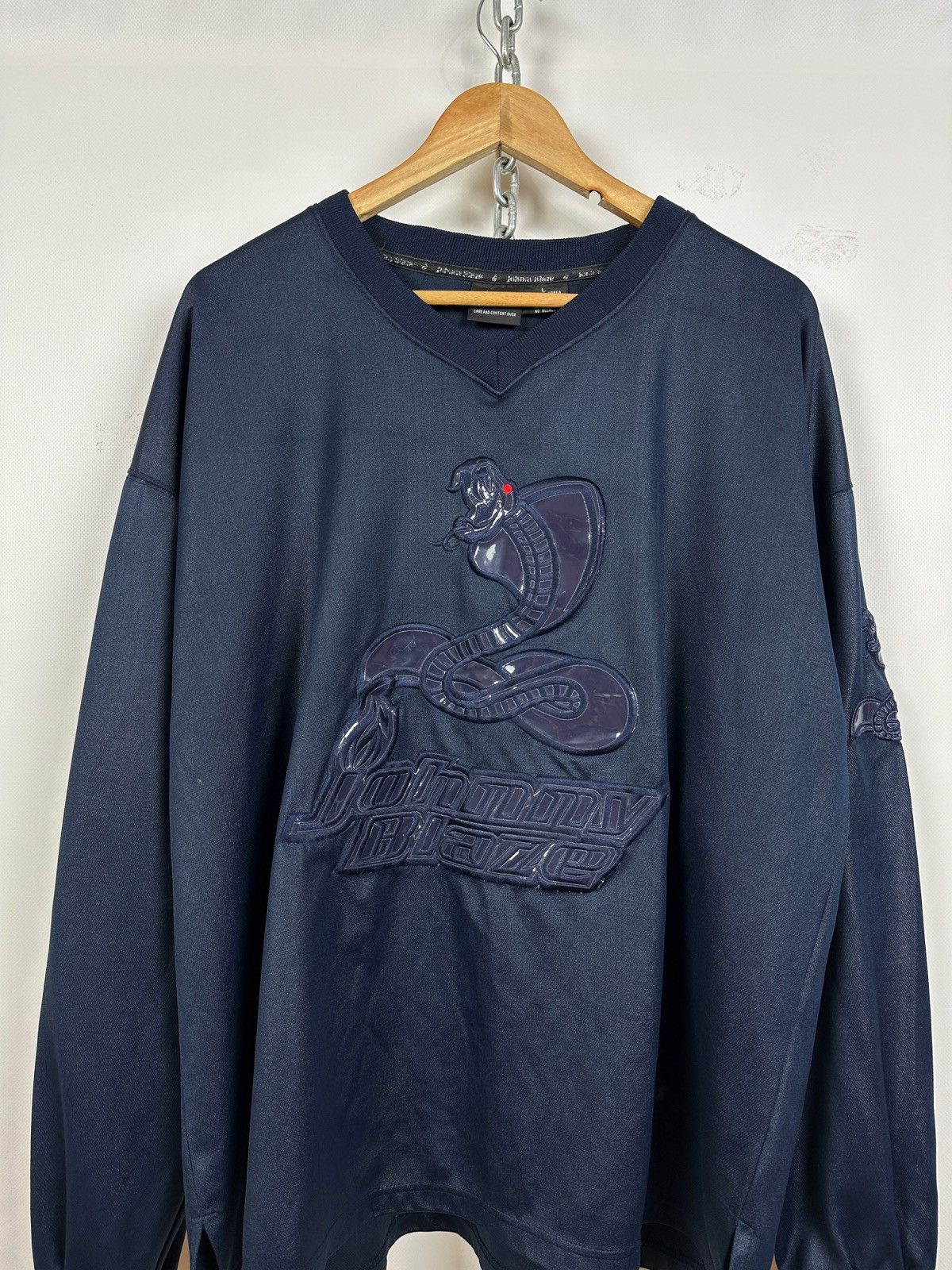 Vintage Vintage Johnny Blaze King Cobra Snake Sweatshirt Jersey Size US L / EU 52-54 / 3 - 3 Thumbnail