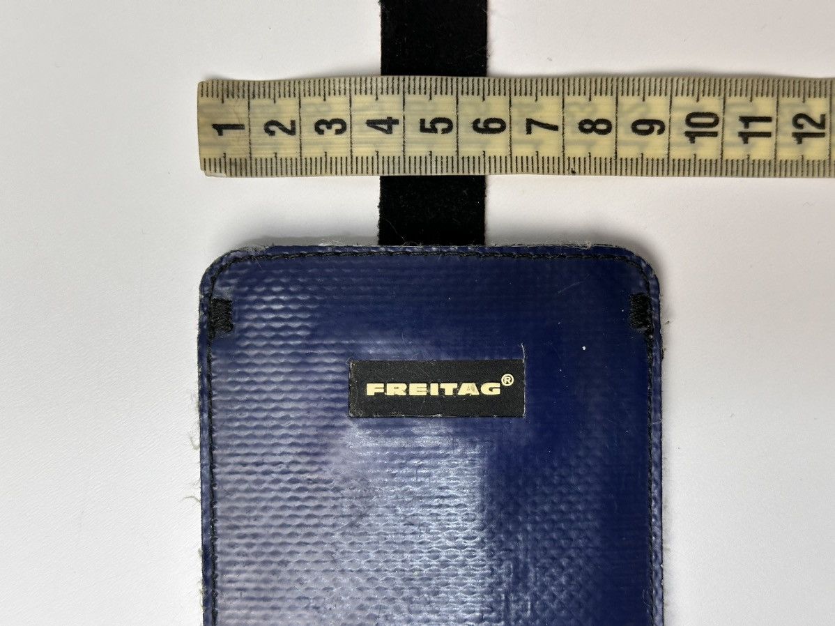 Freitag Freitag blue recycled tarp luggage tag travel accessory Size ONE SIZE - 8 Thumbnail
