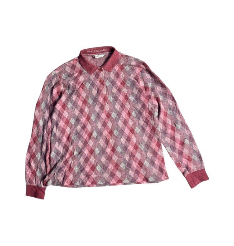 Balenciaga × Designer Vintage Balenciaga Rugby Polos Size US L / EU 52-54 / 3 - 1 Thumbnail