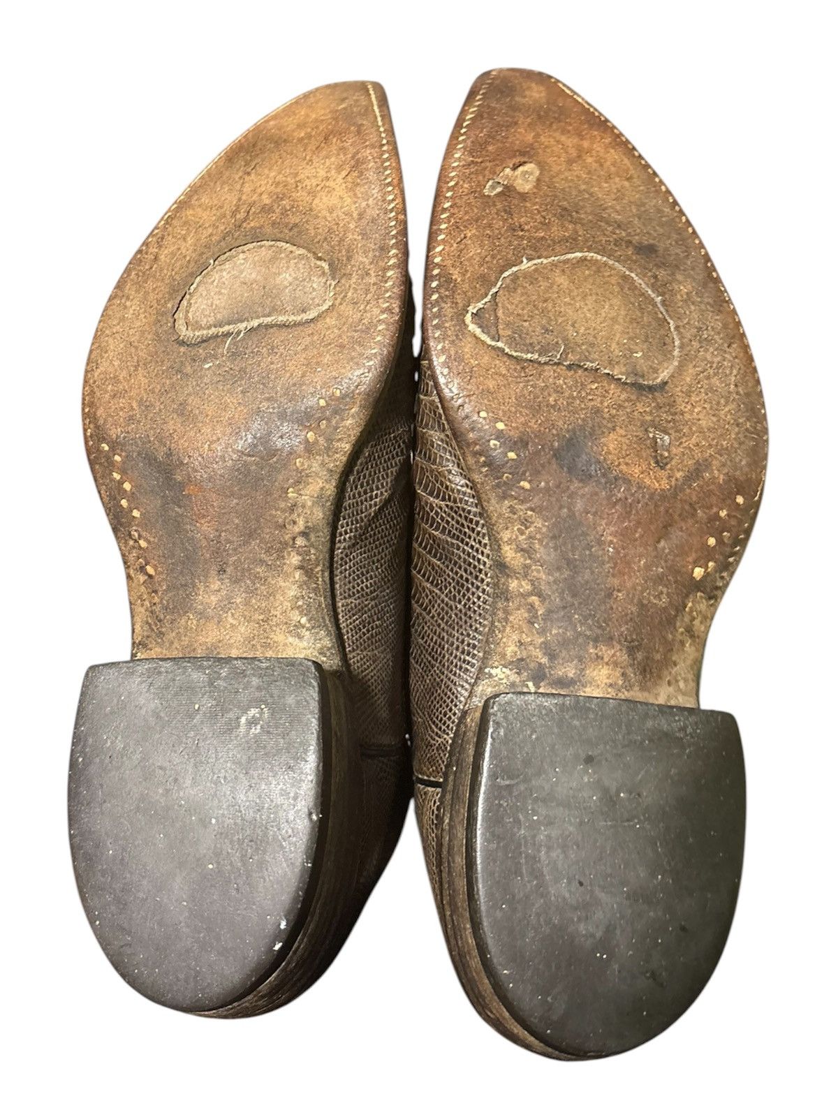 Rios of Mercedes Rios Of Mercedes Vintage Teju Lizard Leather Cowboy Boots Size US 8.5 / EU 41-42 - 4 Thumbnail