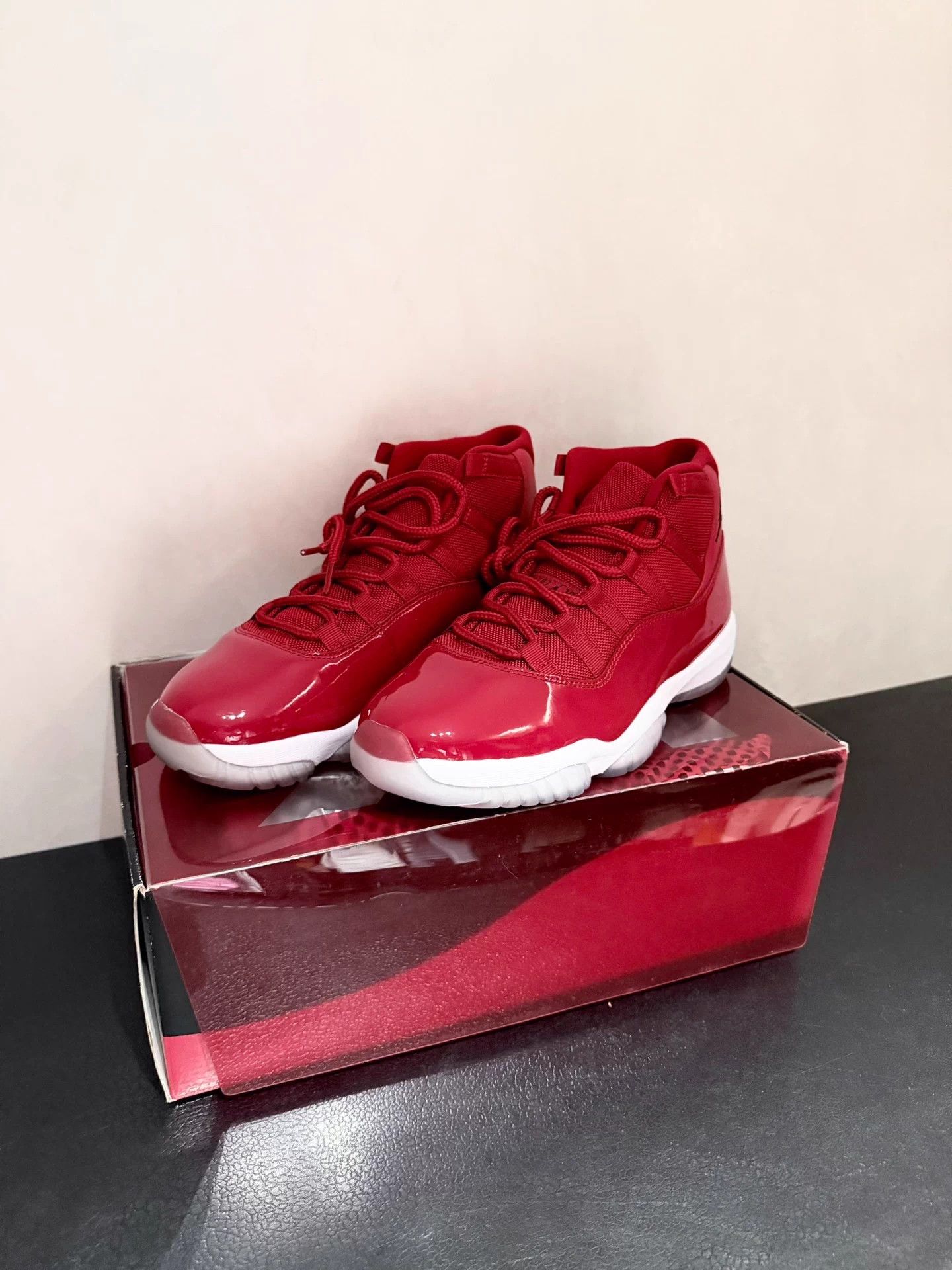 Nike Air Jordan 11 'Win Like '96' OG Red High Top Sneaker Size US 10 / EU 43 - 1 Thumbnail