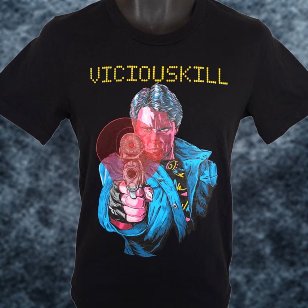 Vintage VINTAGE Terminator T Shirt Mens Size Small Black Arnold Schwarzenegger Viciouskill Art Size US S / EU 44-46 / 1 - 1 Thumbnail