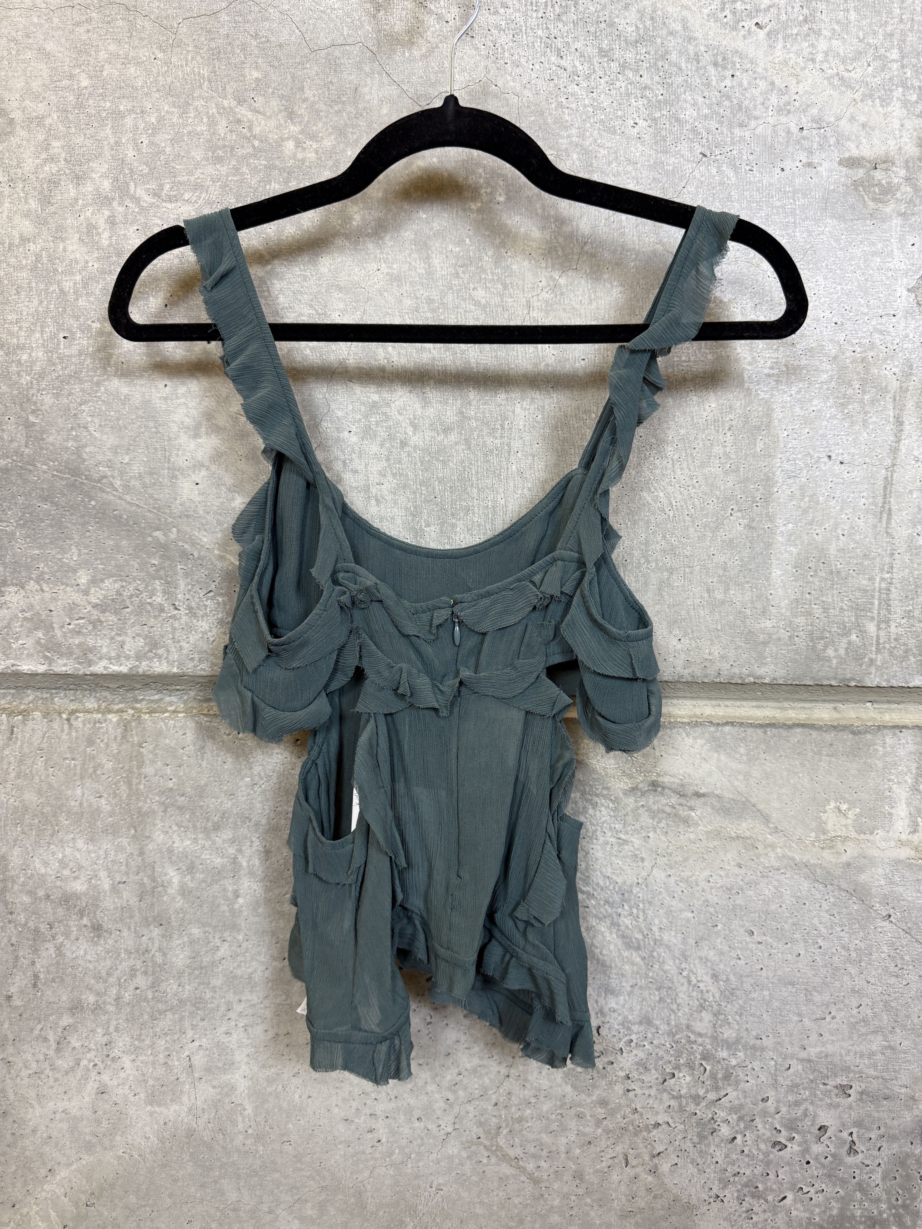 Acne Studios $480 Acne Studios Ruffled Blouse Size S / US 4 / IT 40 - 3 Thumbnail