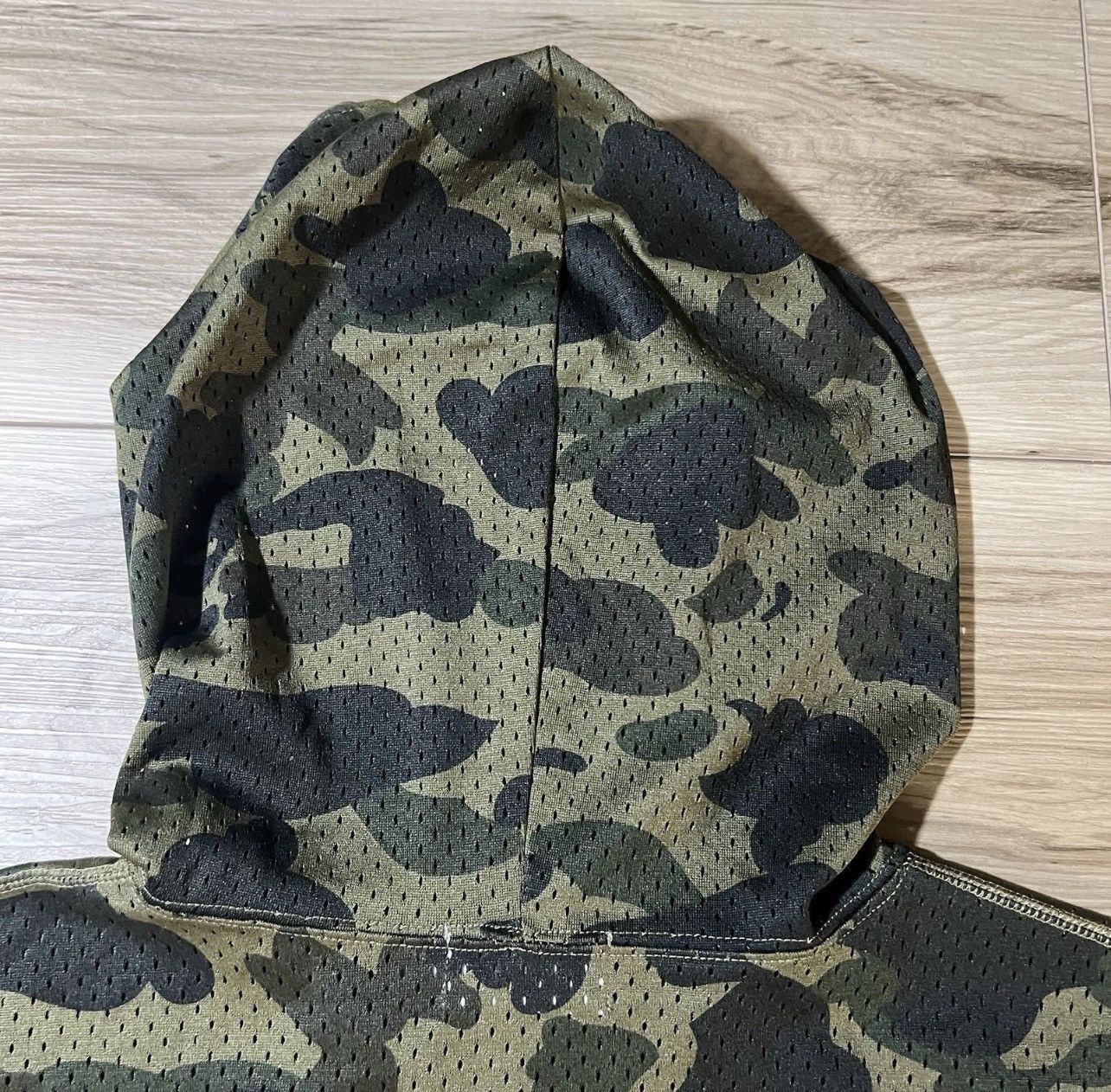 Bape Bape Camo Mesh Pullover Hoodie Size US XL / EU 56 / 4 - 21 Thumbnail