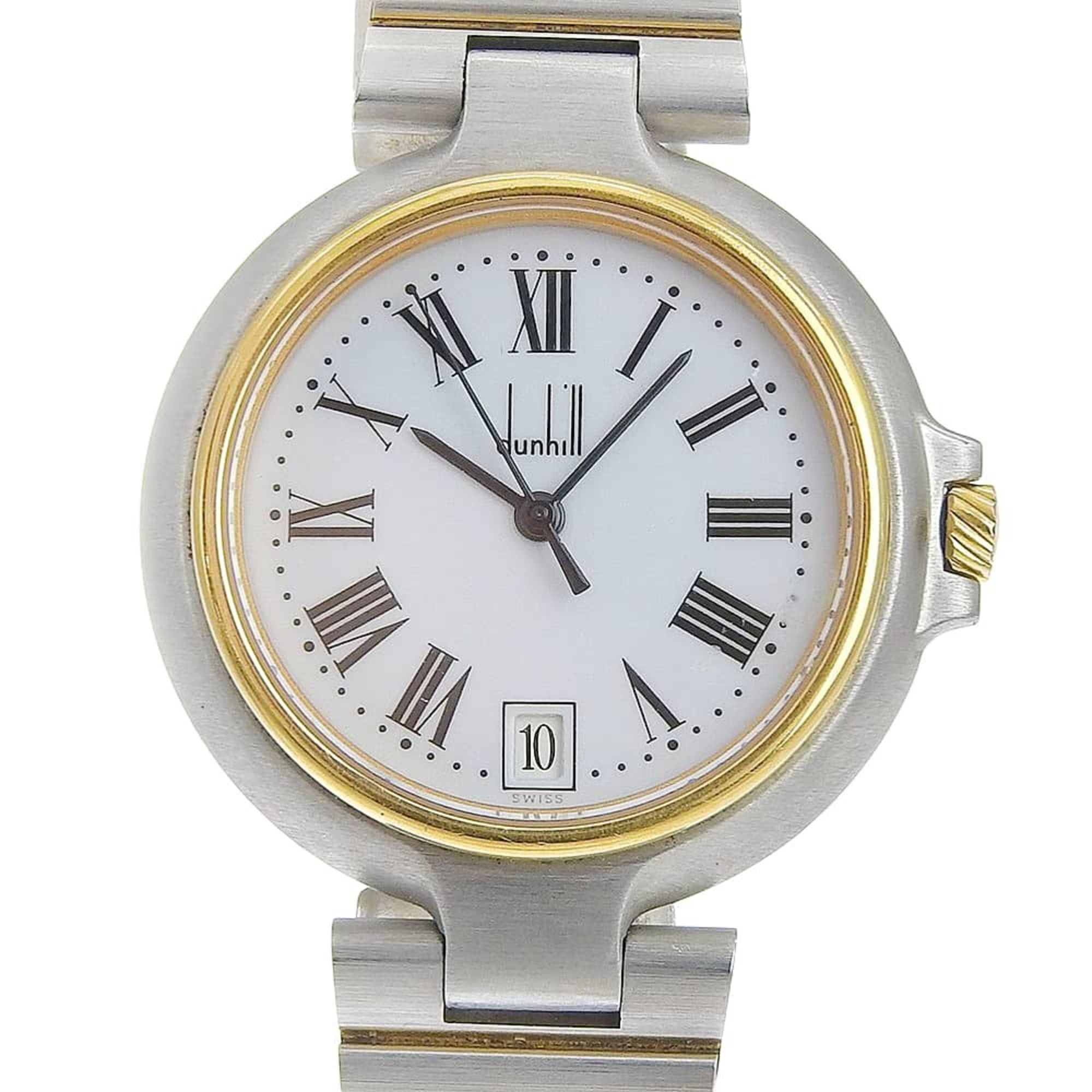 Alfred Dunhill Dunhill women's watch, stainless steel, quartz, analog, white dial. Size ONE SIZE - 1 Thumbnail