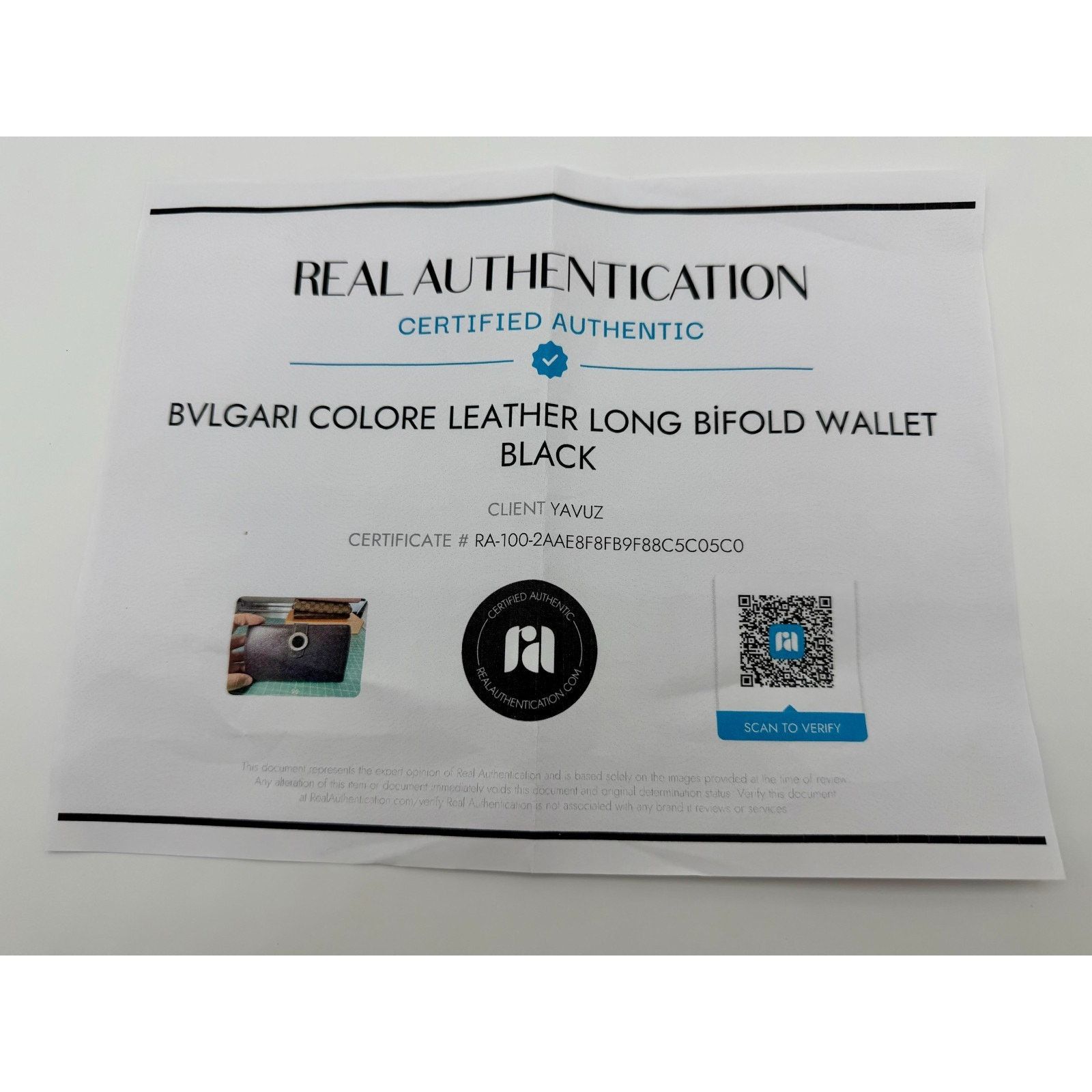 Bvlgari BVLGARI Black Leather Chain Wallet | Red Interior | Bulgari Size ONE SIZE - 13 Thumbnail