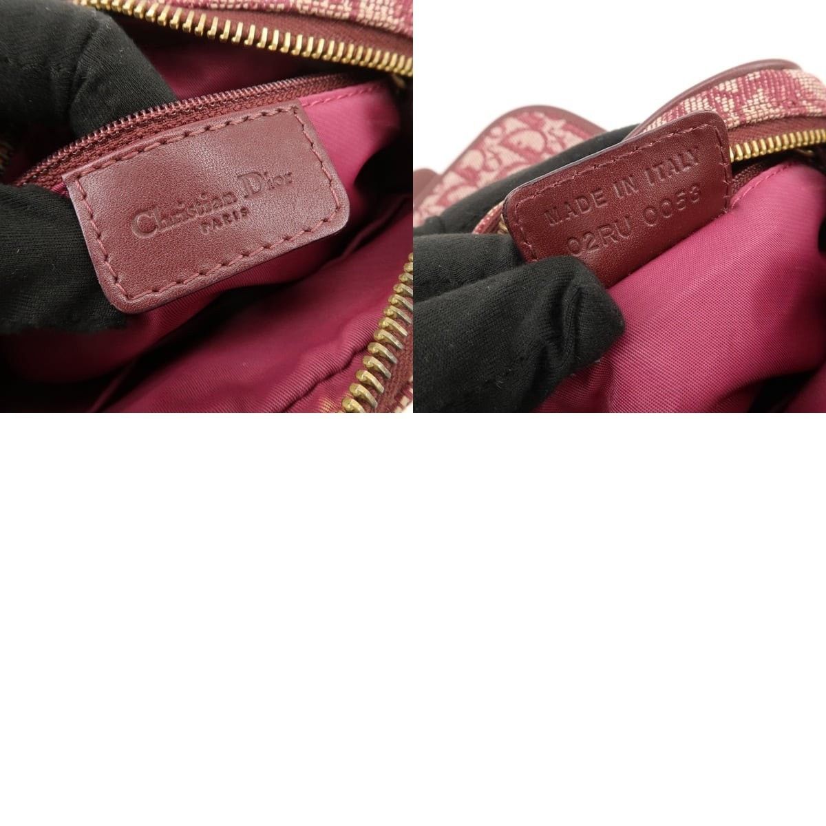 Christian Dior Monsieur Christian Dior Trotter Jacquard Leather Shoulder Bag Size ONE SIZE - 8 Thumbnail