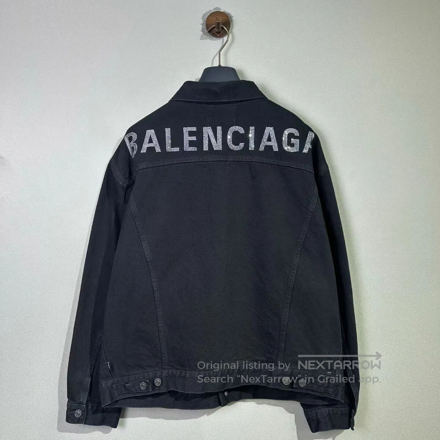 Balenciaga balenciaga rhinestone denim jacket size 36. Size US S / EU 44-46 / 1 - 1 Thumbnail