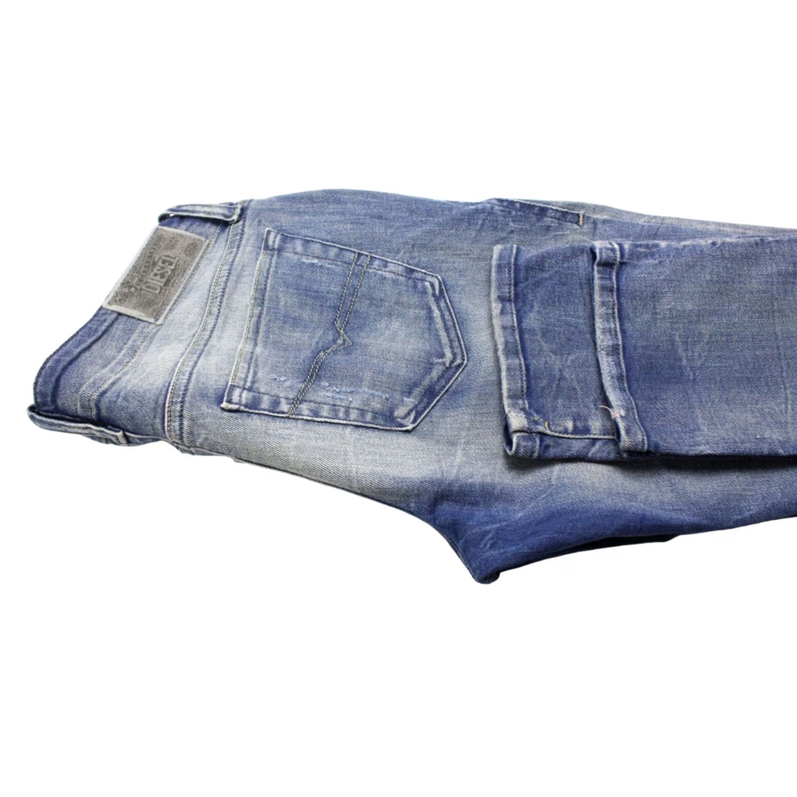 Diesel DIESEL Grupee Super Slim-Skinny Low Waist 0808G Stretch Jeans Women's W27/L32 Jeans Size 27" / US 4 / IT 40 - 6 Thumbnail