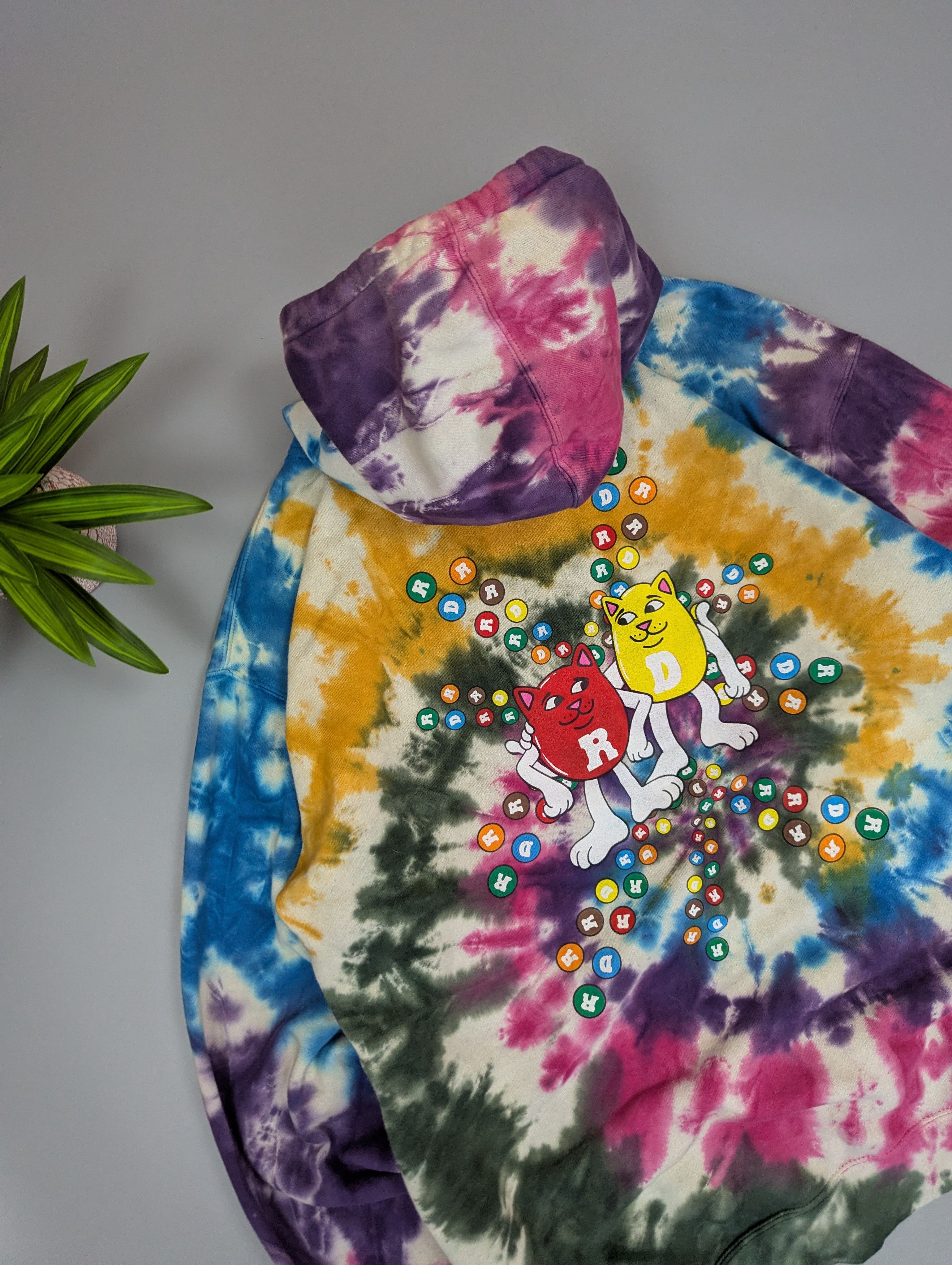 RIPNDIP RipNDip Tie Dye Hoodie – Lord Nermal Graphic Streetwear Size US L / EU 52-54 / 3 - 17 Thumbnail