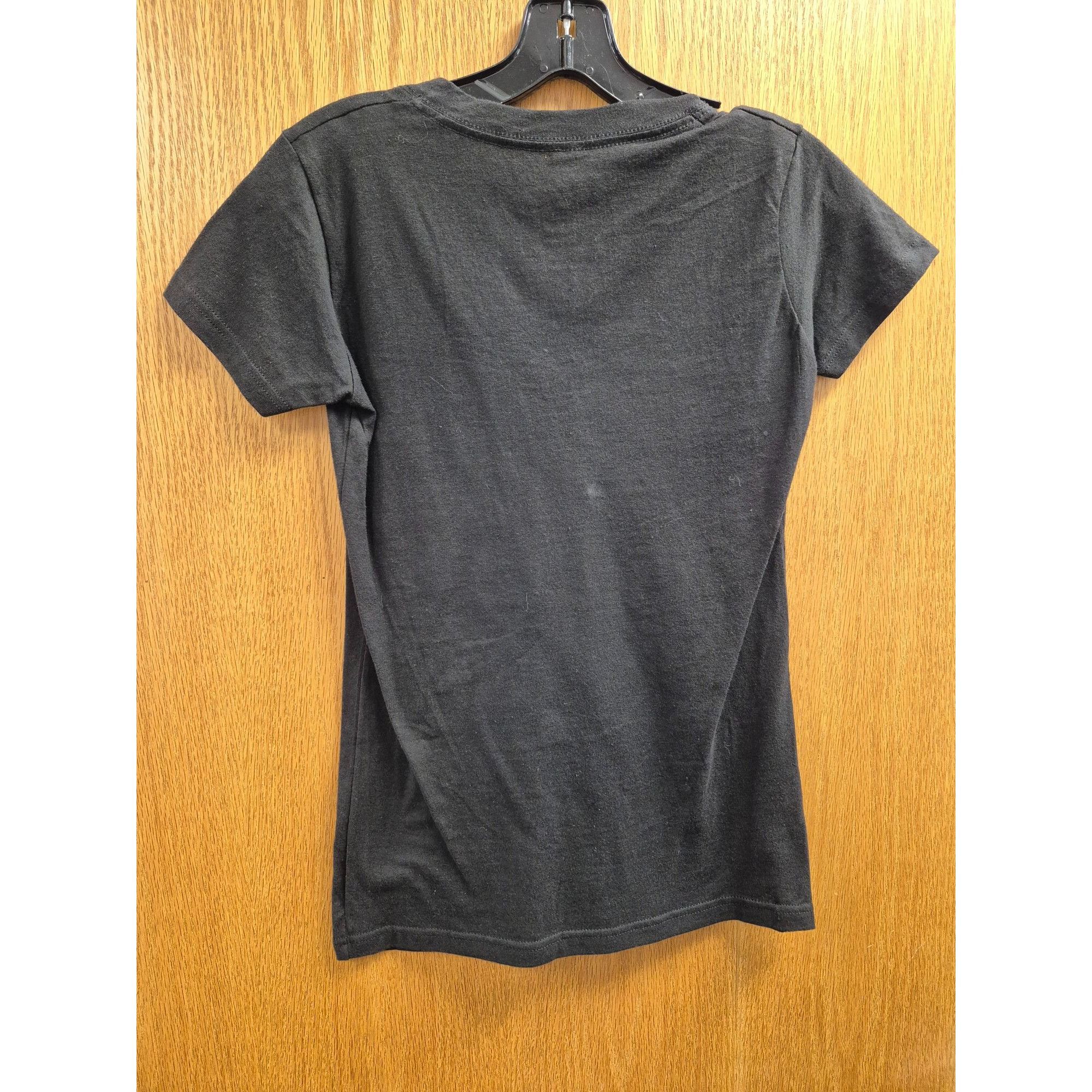 Other Stronger Together Breast Cancer Awareness Black V-Neck T-Shi Size S / US 4 / IT 40 - 3 Thumbnail