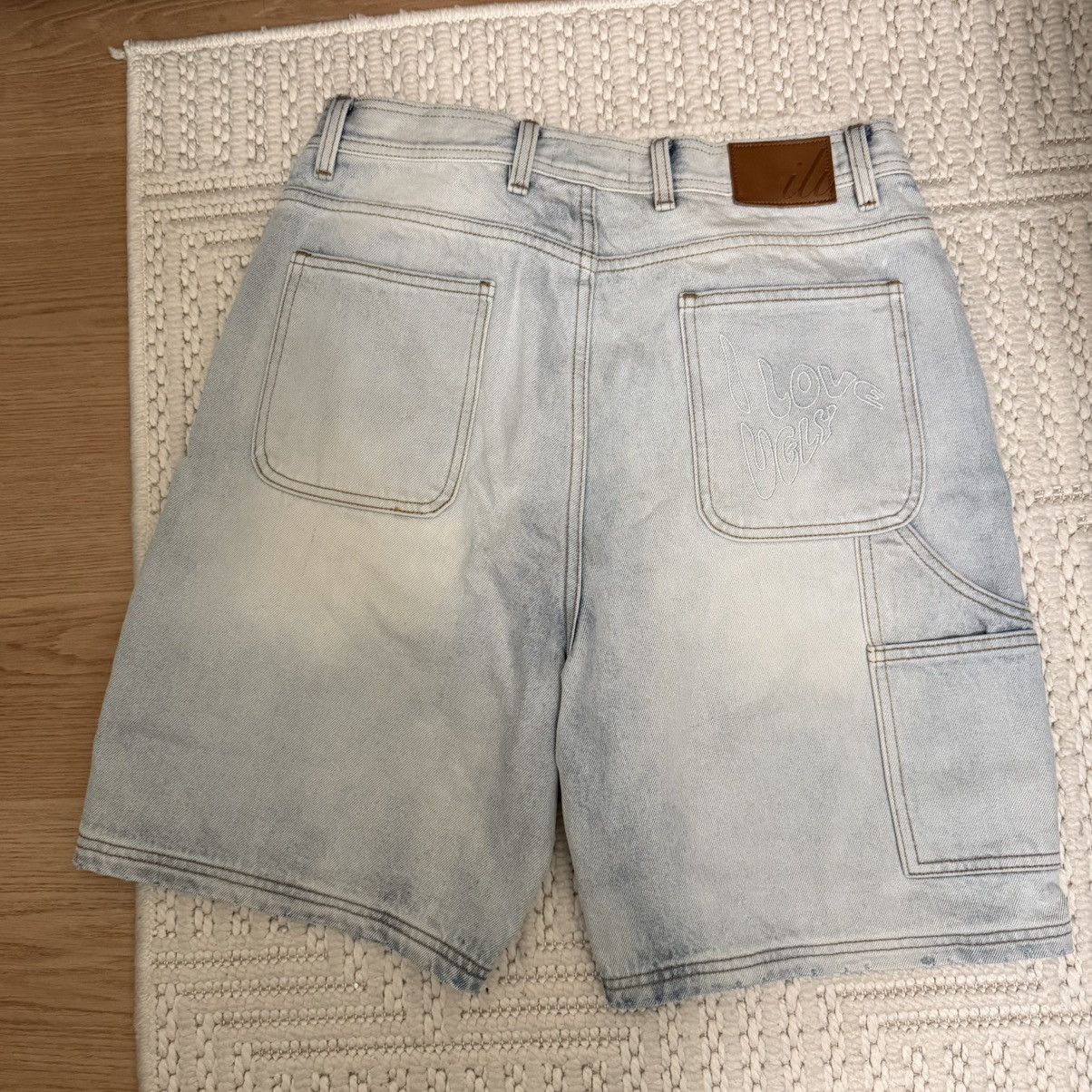 I Love Ugly I Love Ugly iloveugly Denim Short Light Vintage Blue M Size US 31 - 2 Thumbnail
