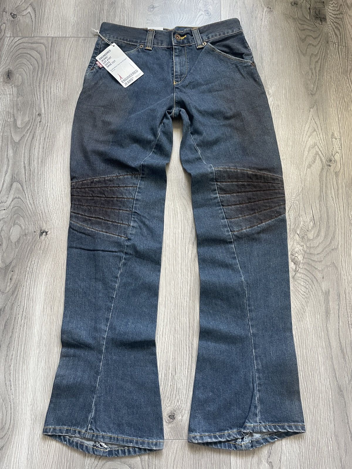 Levi's Vintage Clothing Deadstock Levi's Engineered Jeans Lot107 BootCut Y2K Archive Size 28" / US 6 / IT 42 - 1 Thumbnail