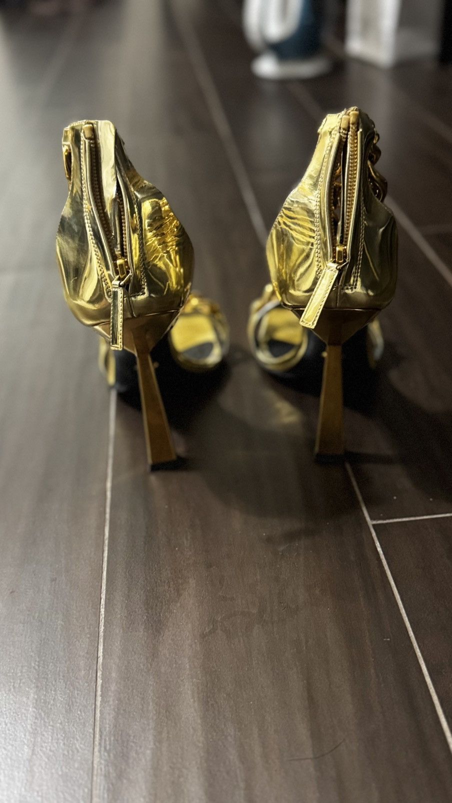 Versace Versace Gold Metallic Chain Size US 8.5 / IT 38.5 - 4 Thumbnail