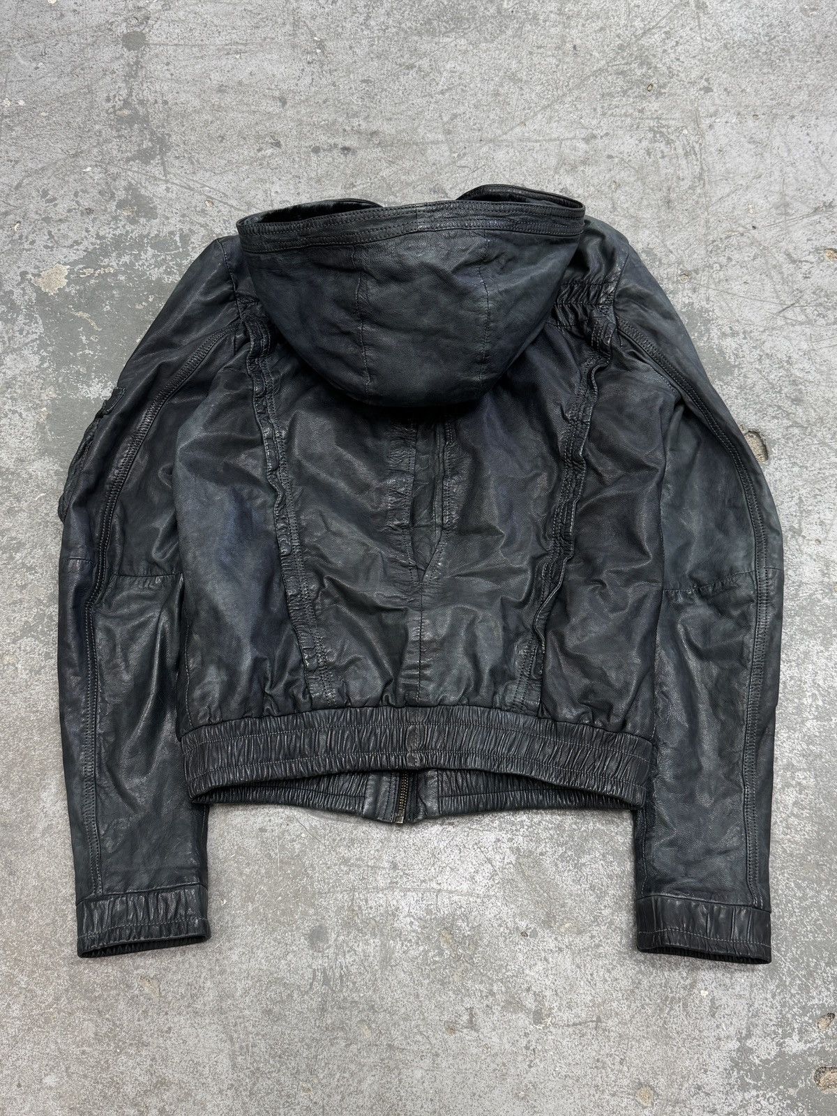 Japanese Brand Vintage Real Leather Avant Garde y2k Jacket Size M / US 6-8 / IT 42-44 - 11 Thumbnail