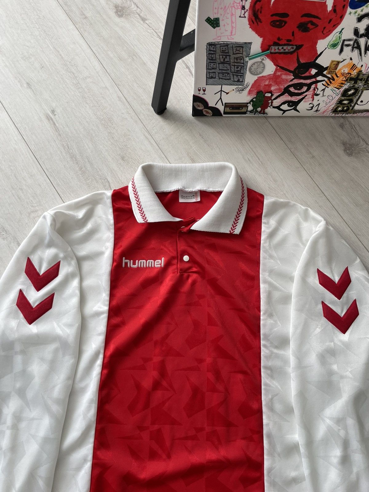 Hummel Vintage Hummel 1992/1994 Denmark Jersey Long Sleeve Shirt Size US XL / EU 56 / 4 - 4 Thumbnail