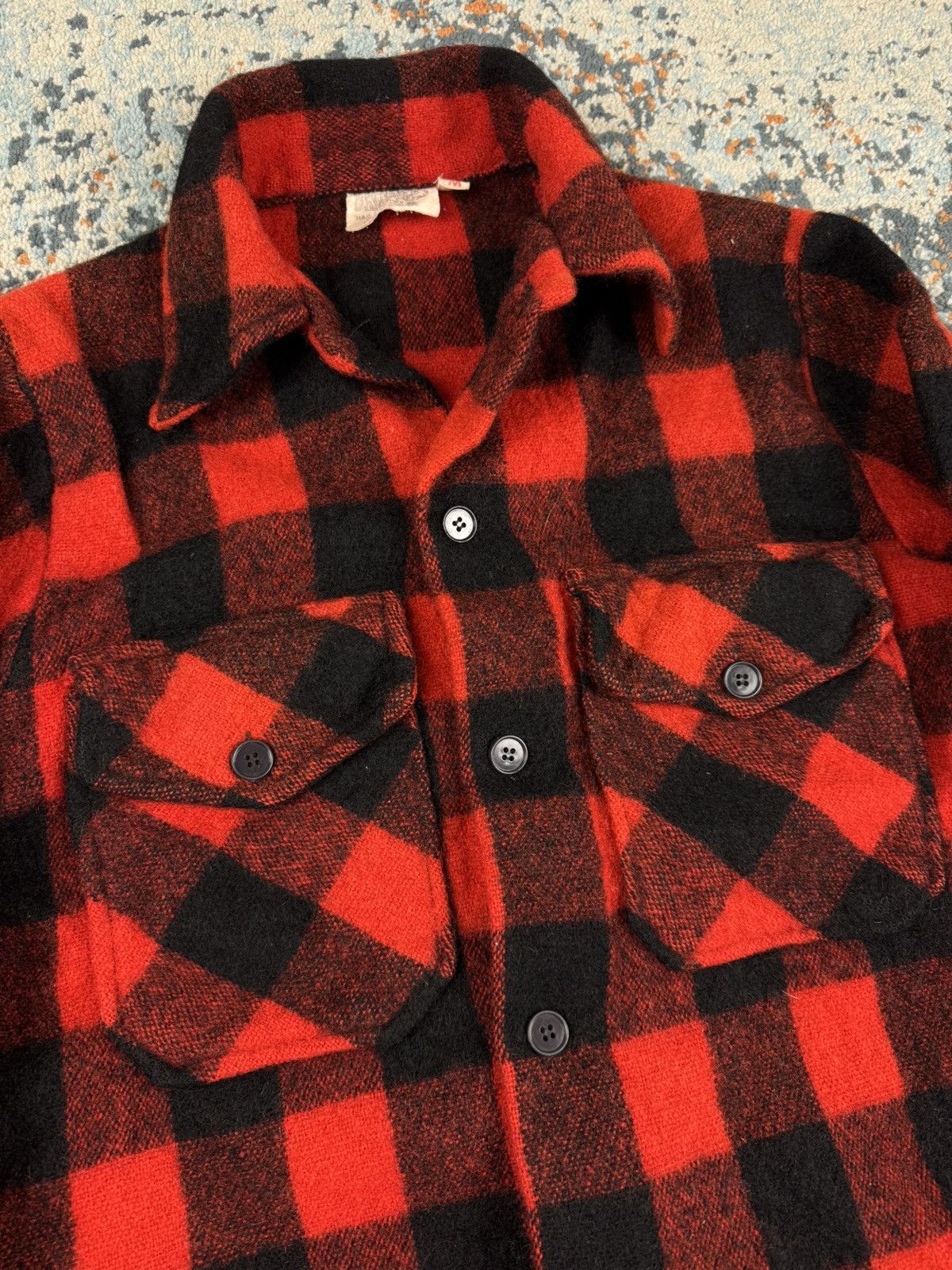 Vintage Vintage 70s Brumdies heavy wool buffalo plaid flannel shirt Size US M / EU 48-50 / 2 - 6 Thumbnail