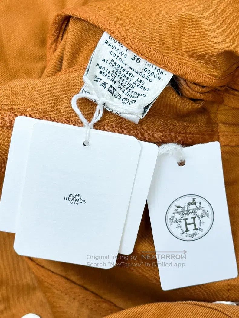 Hermes Hermes Spring/Summer Mustard Work Romper Size 24" / US 00 / IT 34 - 7 Thumbnail