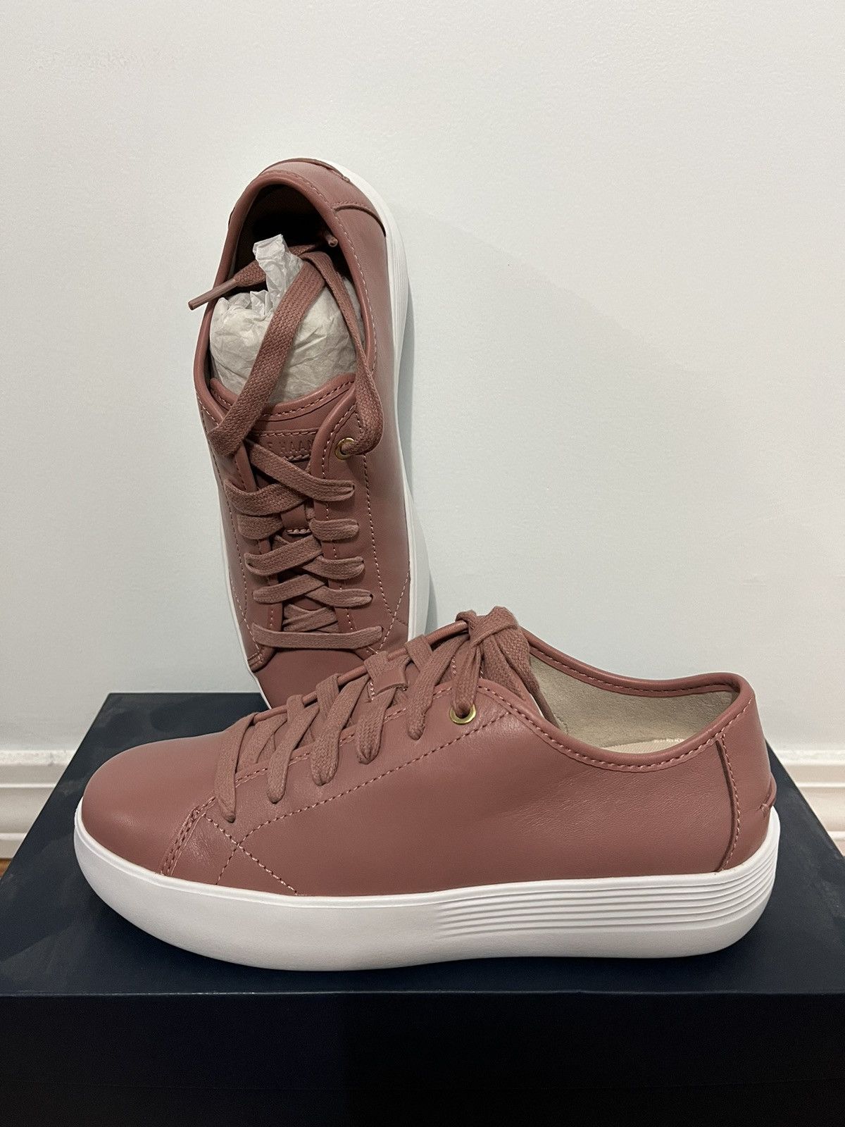 Cole Haan Cole Haan Pink Leather Sneakers Size US 7 / IT 37 - 1 Thumbnail