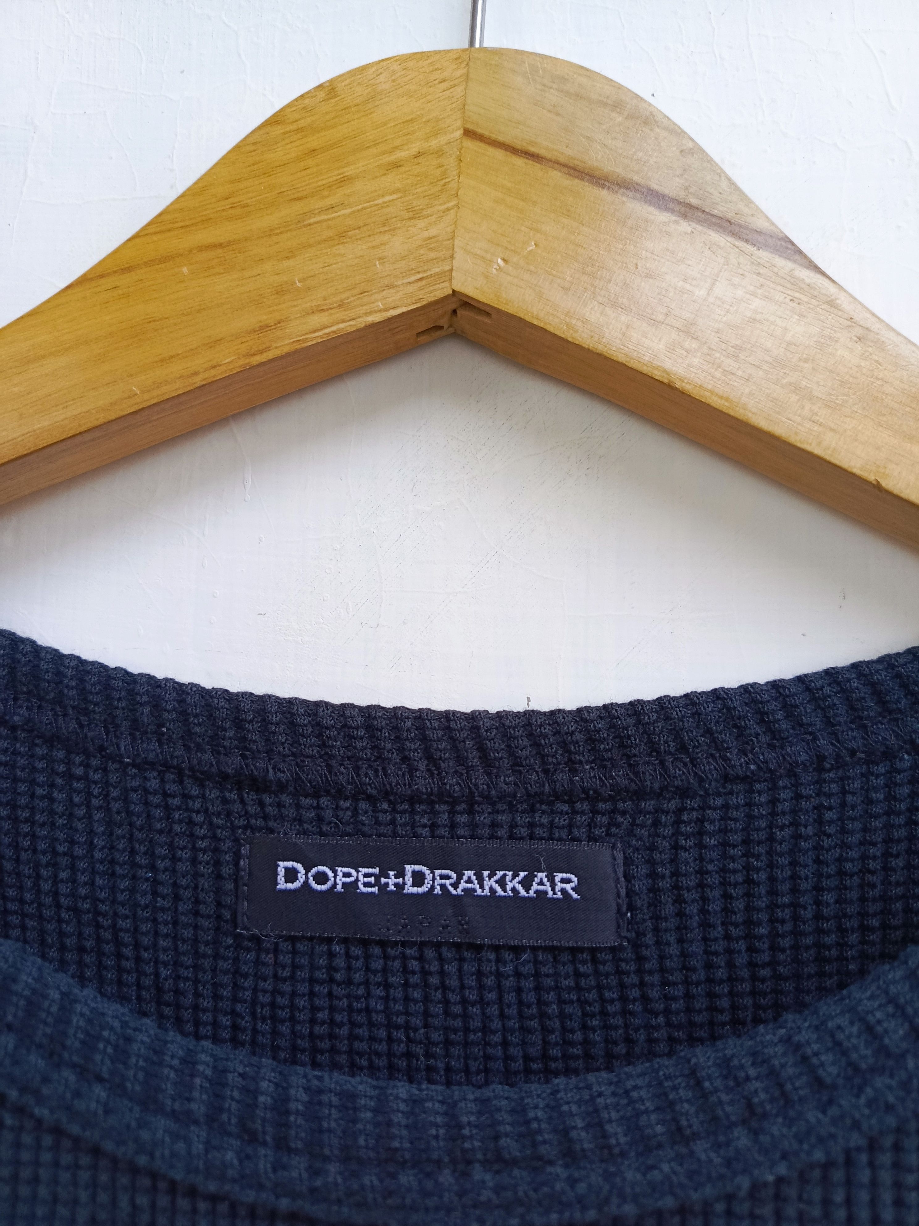 Japanese Brand Dope+Drakkar black long sleeve tshirt Size US M / EU 48-50 / 2 - 3 Thumbnail