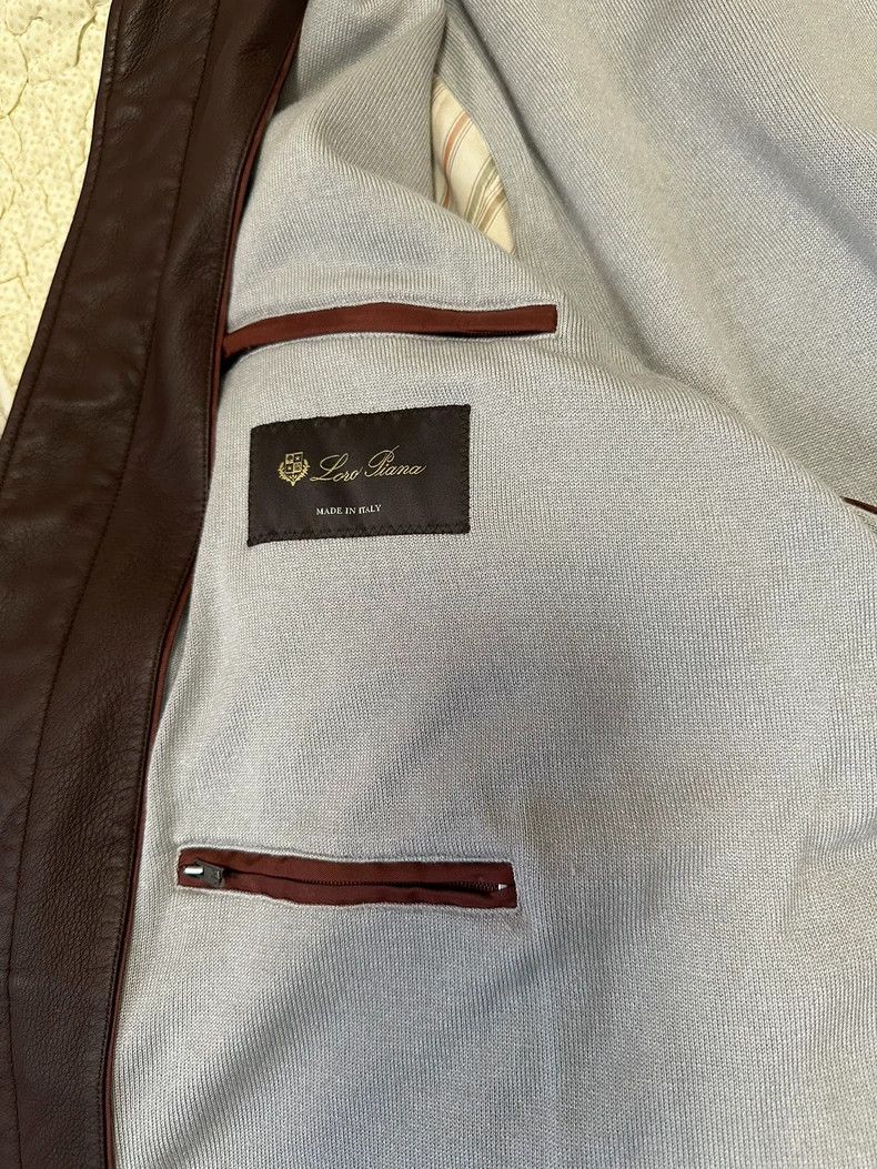 Other LORO PIANA Classic leather coat and overcoat Size US XXL / EU 58 / 5 - 5 Thumbnail