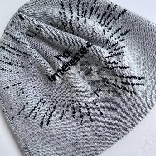 VIBE Knit Hat Winter Beanie Kpop Y2k Size ONE SIZE - 7 Thumbnail