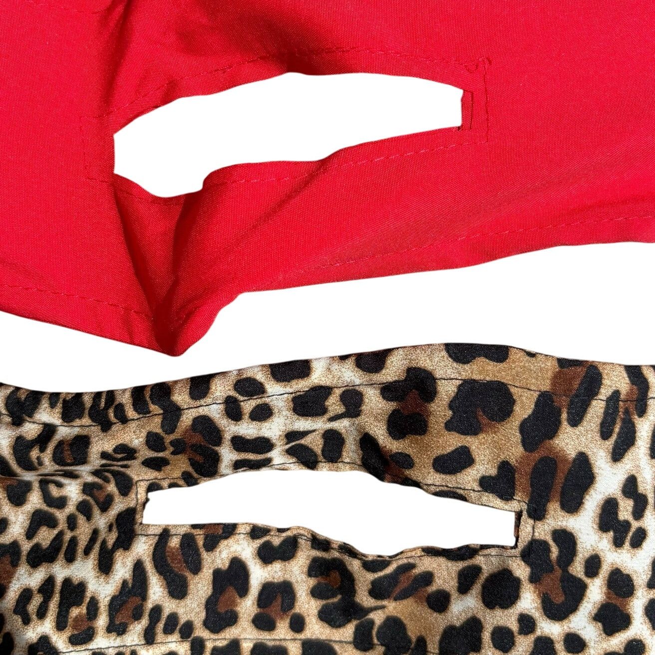 Other Red & Leopard Hair Bow Tie's Size ONE SIZE - 5 Thumbnail