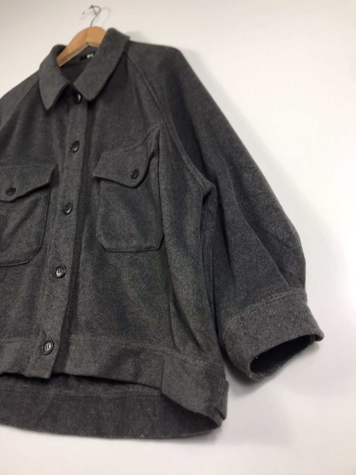 Japanese Brand × Uniqlo 🔥Uniqlo:C Winter Wool Button Chore Style Jacket Size US L / EU 52-54 / 3 - 3 Thumbnail