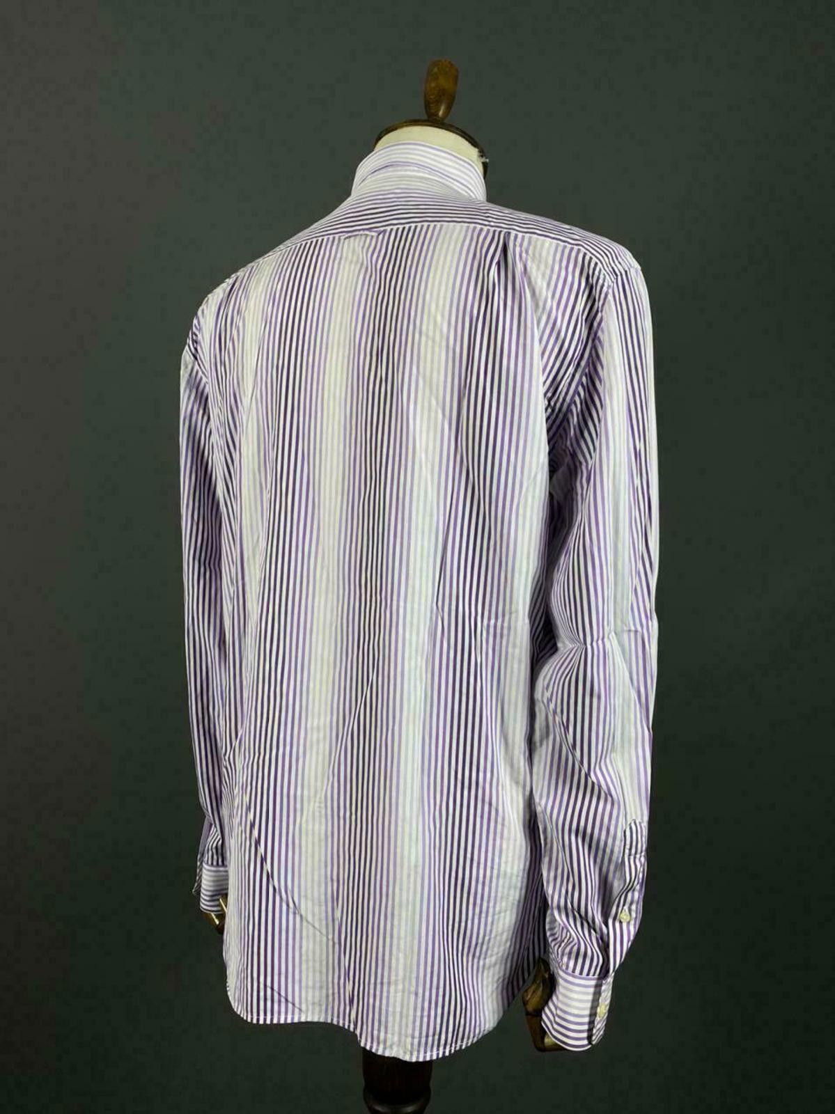 Gant Gant Oxford Egyptian Cotton Fitted Stripe Shirt Size XL Size US XL / EU 56 / 4 - 7 Thumbnail
