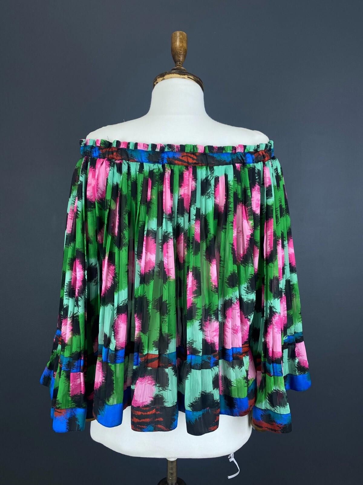Designer Kenzo X H&M Multicolor Printed Blouse Shirt Size EU 38 US 8 Size M / US 6-8 / IT 42-44 - 7 Thumbnail