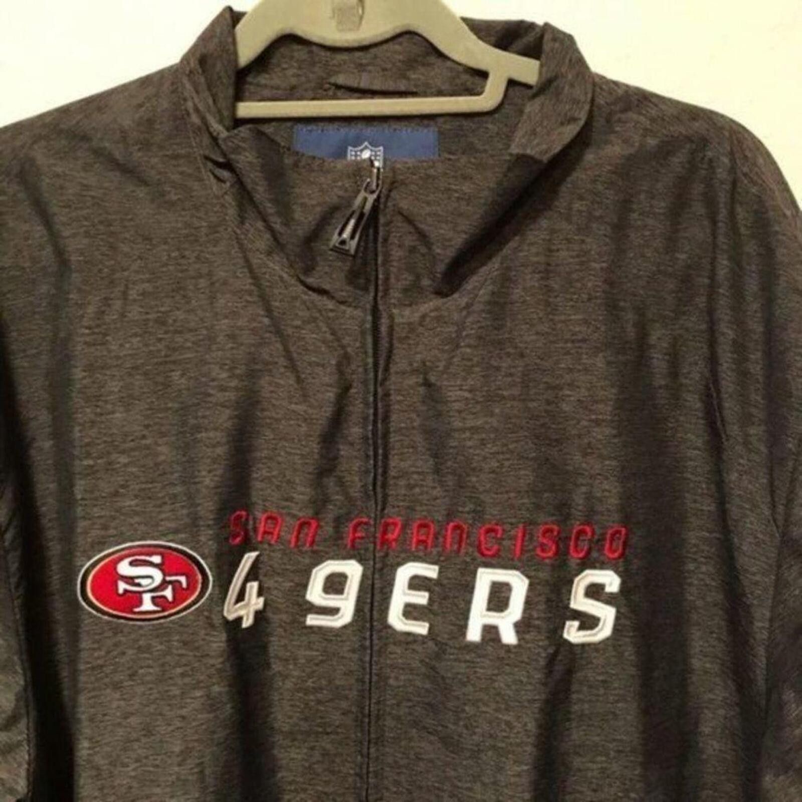 NFL San Francisco 49ers Full Zip Jacket Size ONE SIZE - 3 Thumbnail