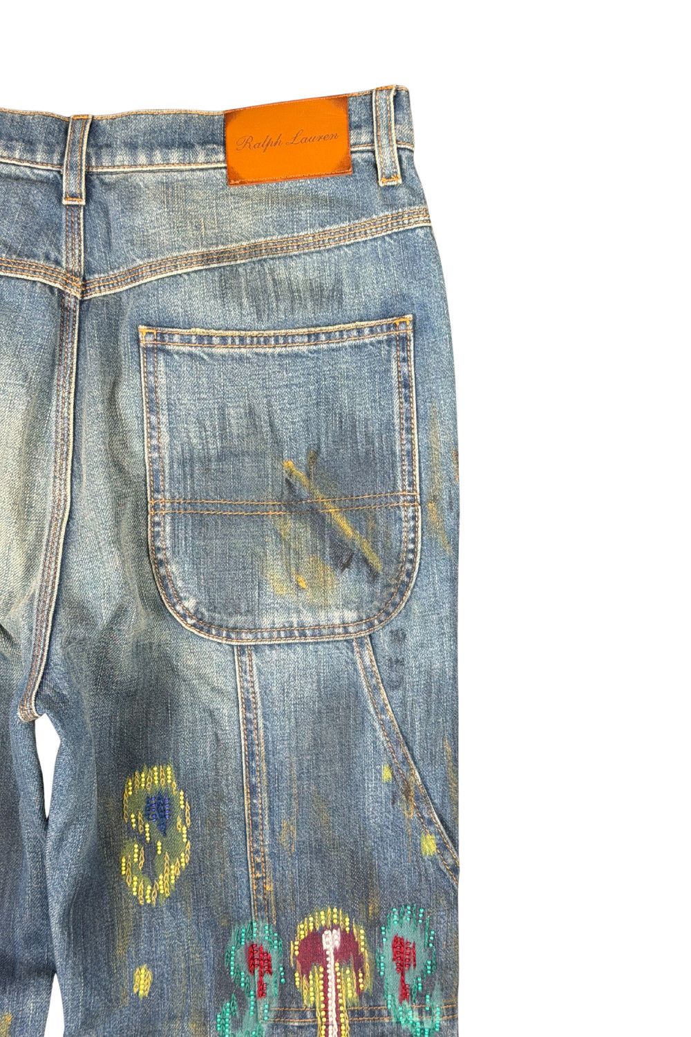 Ralph Lauren Purple Label Ralph Lauren Purple Label Hand-Beaded Artisanal Denim Size 28" / US 6 / IT 42 - 12 Thumbnail