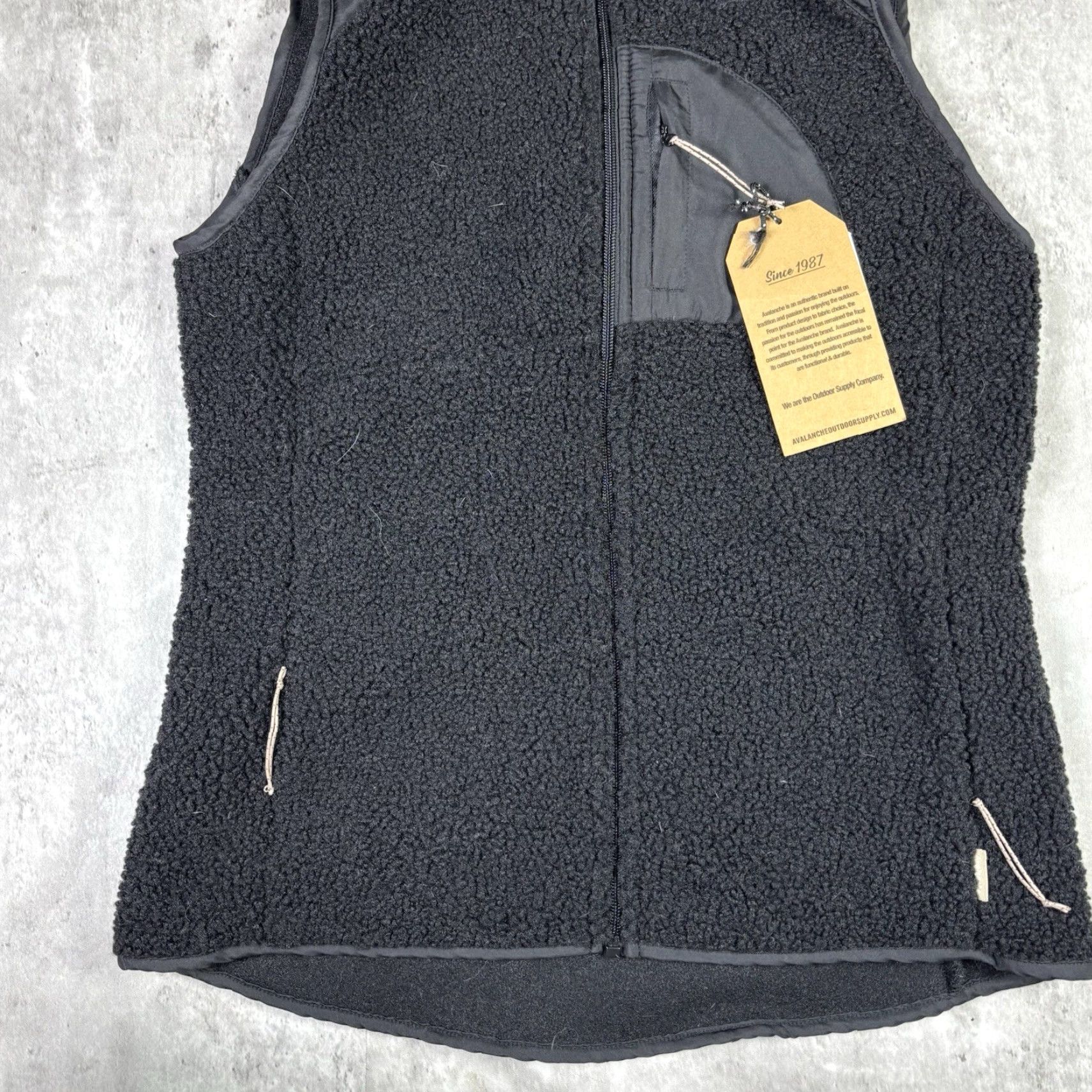 Avalanche Avalanche Vest Fleece Black Full Zip Womens M NWT Size M / US 6-8 / IT 42-44 - 4 Thumbnail