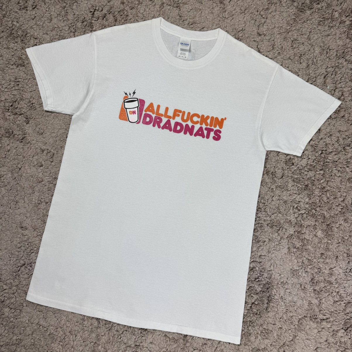 Vintage Vintage ‘All Fucking Dradnuts’ Ripoff Dunkin Donuts T-shirt Size US M / EU 48-50 / 2 - 4 Thumbnail