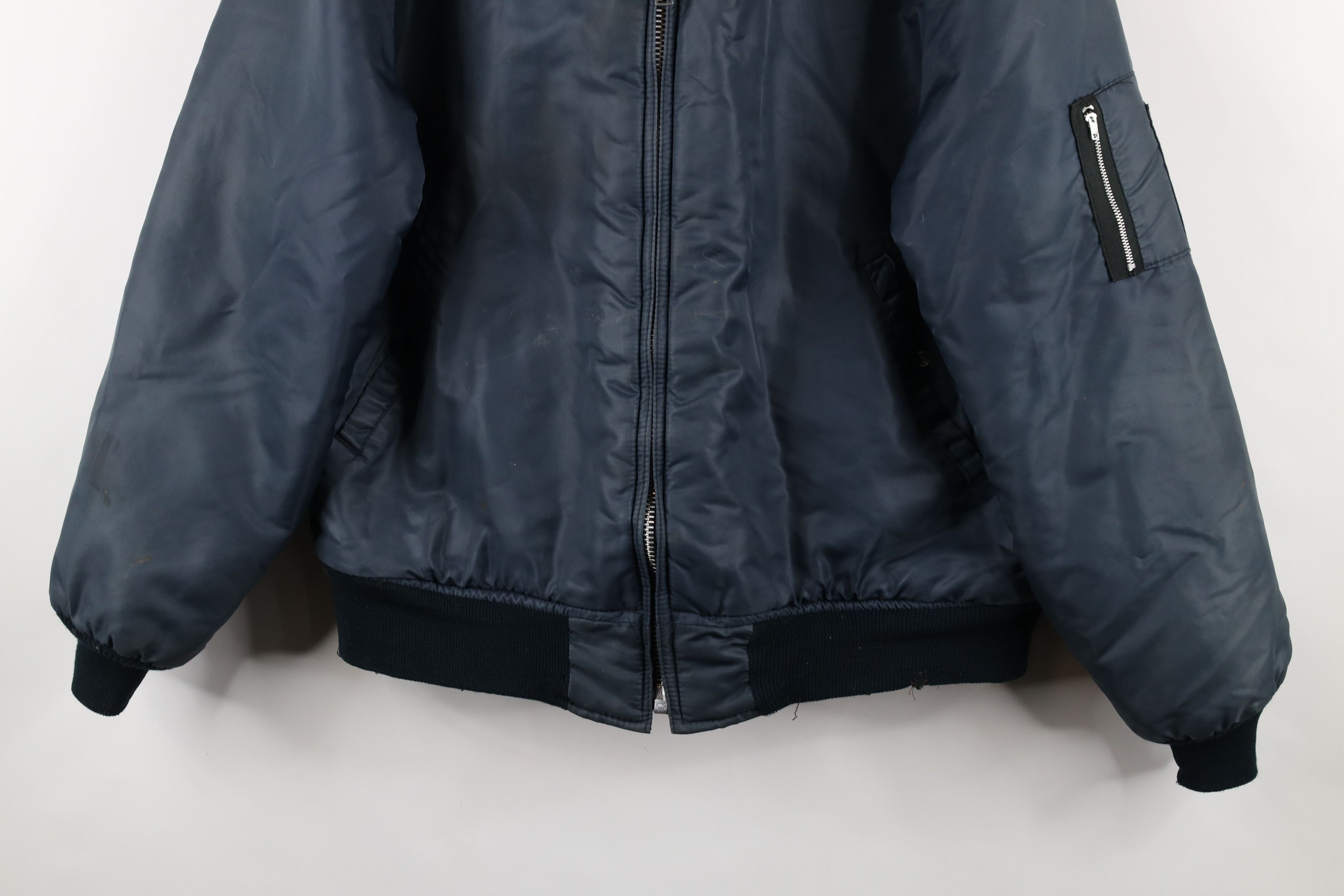 Dickies × Vintage Vintage 70s 80s Dickies Fleece Lined Bomber Jacket USA Size US L / EU 52-54 / 3 - 3 Thumbnail