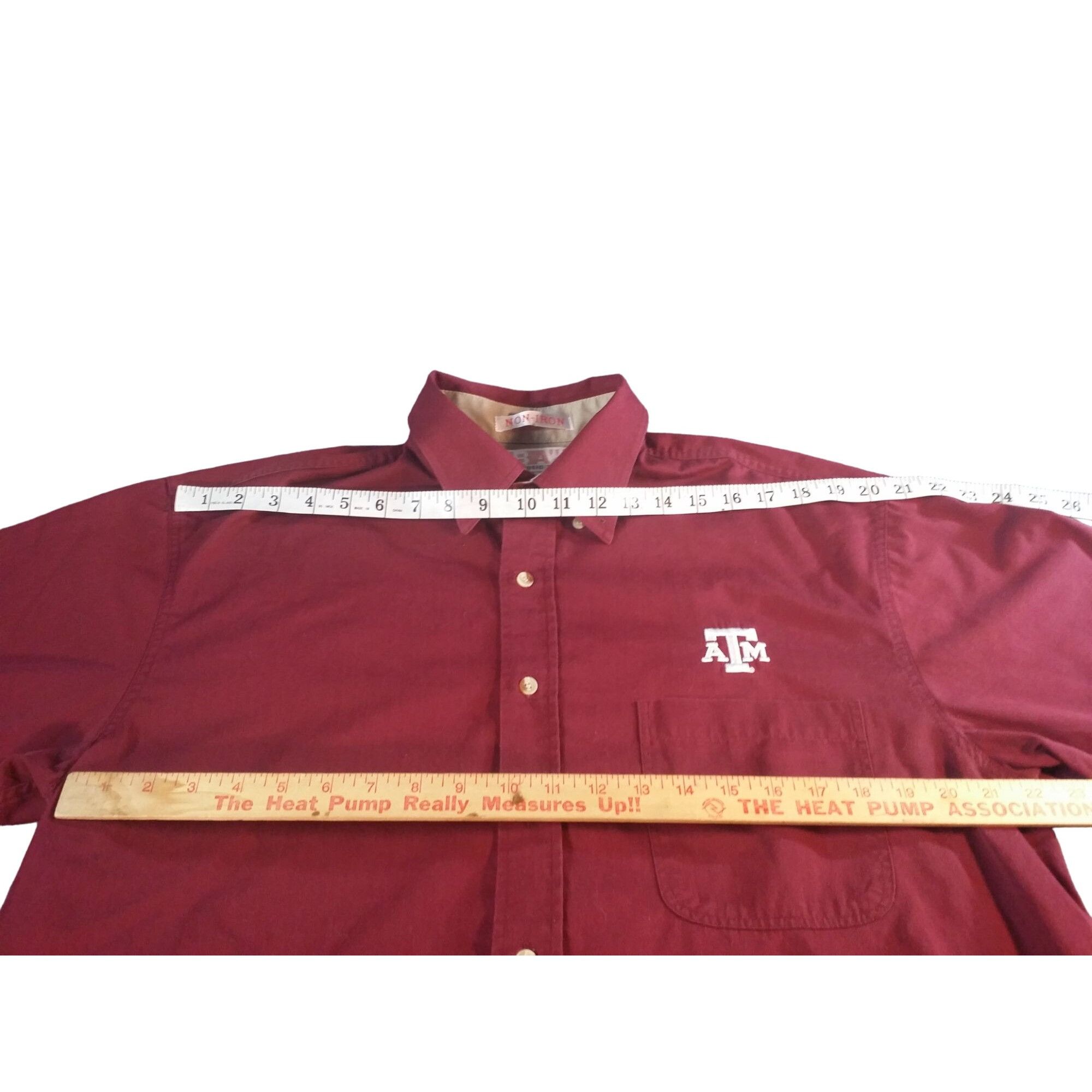 Vintage Vintage Texas A&M Aggies Button Up Shirt Men Sz L Non Iron B Size US L / EU 52-54 / 3 - 6 Thumbnail