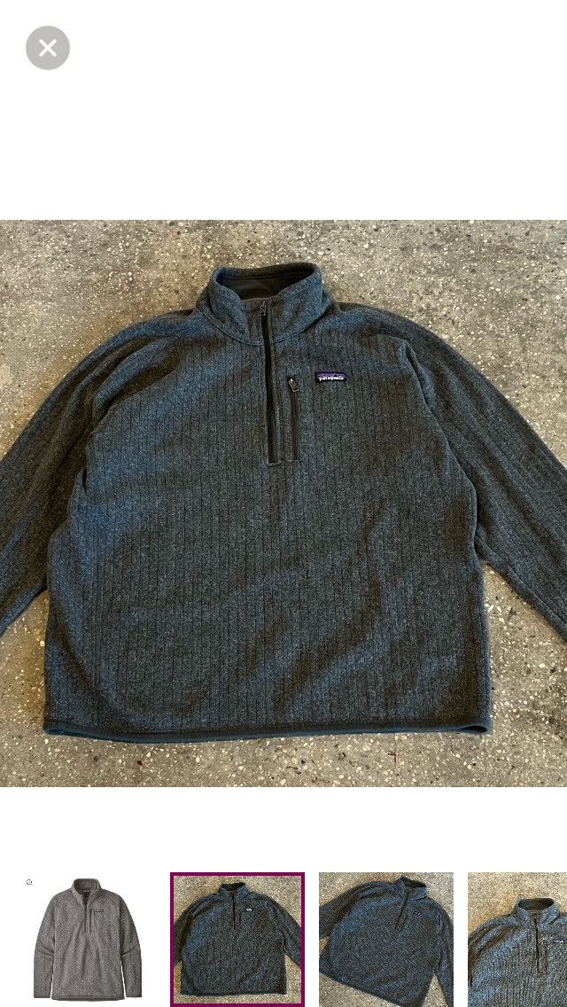 Patagonia Patagonia Men’s Better Sweater Rib Knit 1/4 Zip XL Size US XL / EU 56 / 4 - 2 Thumbnail