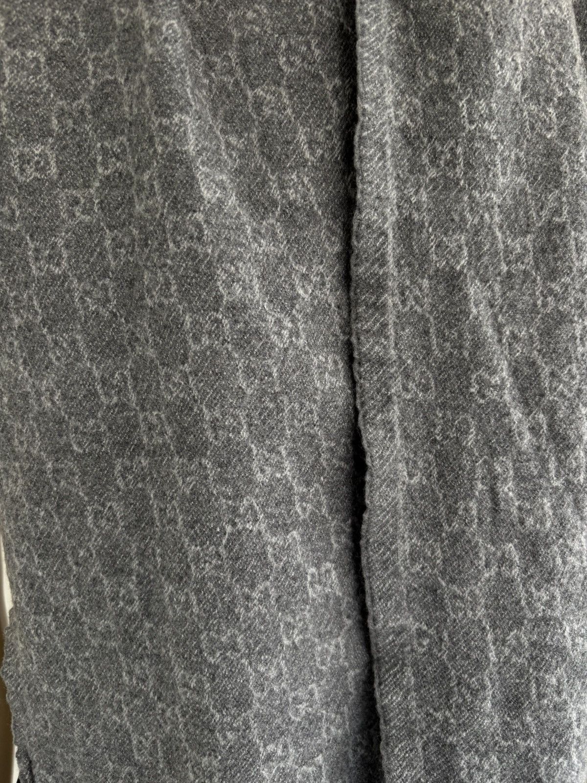 Gucci GG Monogram Wool Scarf Size ONE SIZE - 5 Thumbnail