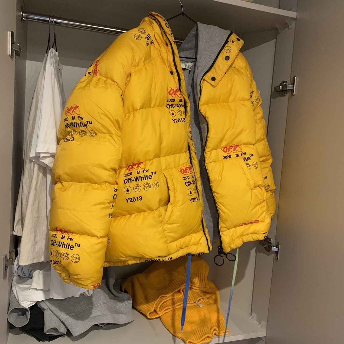 Off White Off White Industrial Y2013 Zipped Puffer Jacket FW20 Grailed