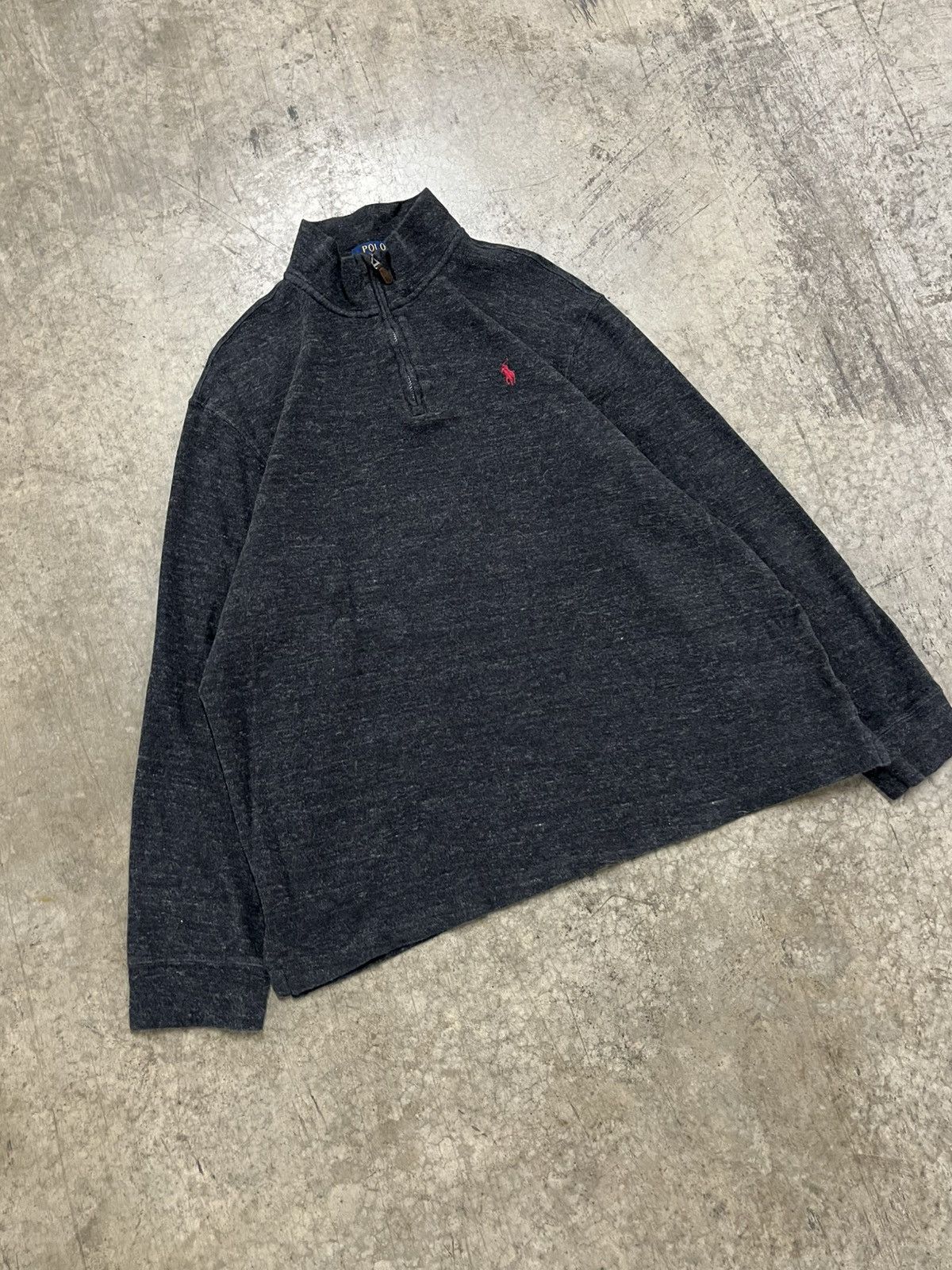 Polo Ralph Lauren × Vintage Polo Ralph Lauren vintage 1/4 zip sweatshirt preppy hype Size US XL / EU 56 / 4 - 5 Thumbnail