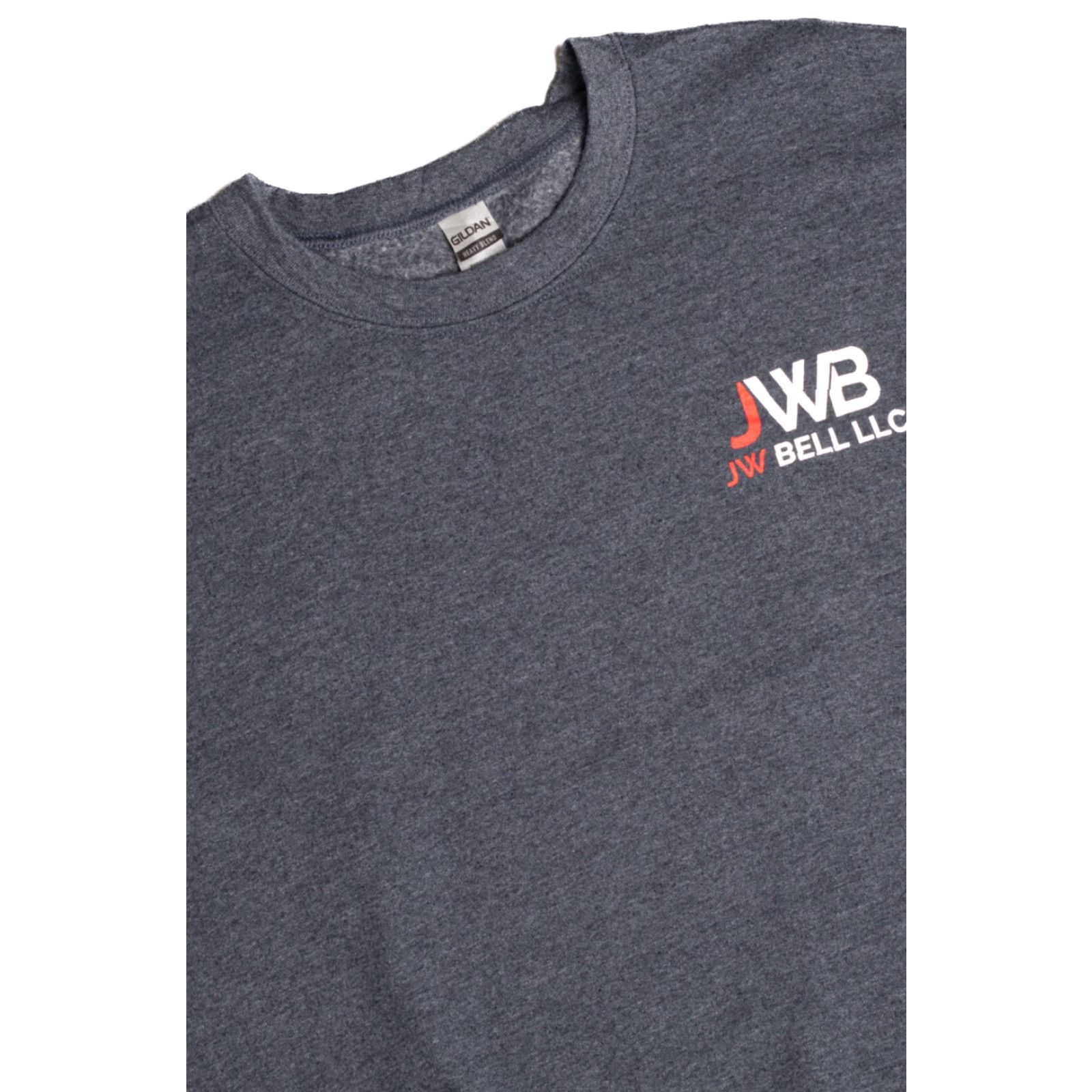 Bell VINTAGE JW Bell LLC Sweatshirt X-Large Dark Gray Pullover Crewneck Unisex Adults 1990s Size US XL / EU 56 / 4 - 2 Thumbnail