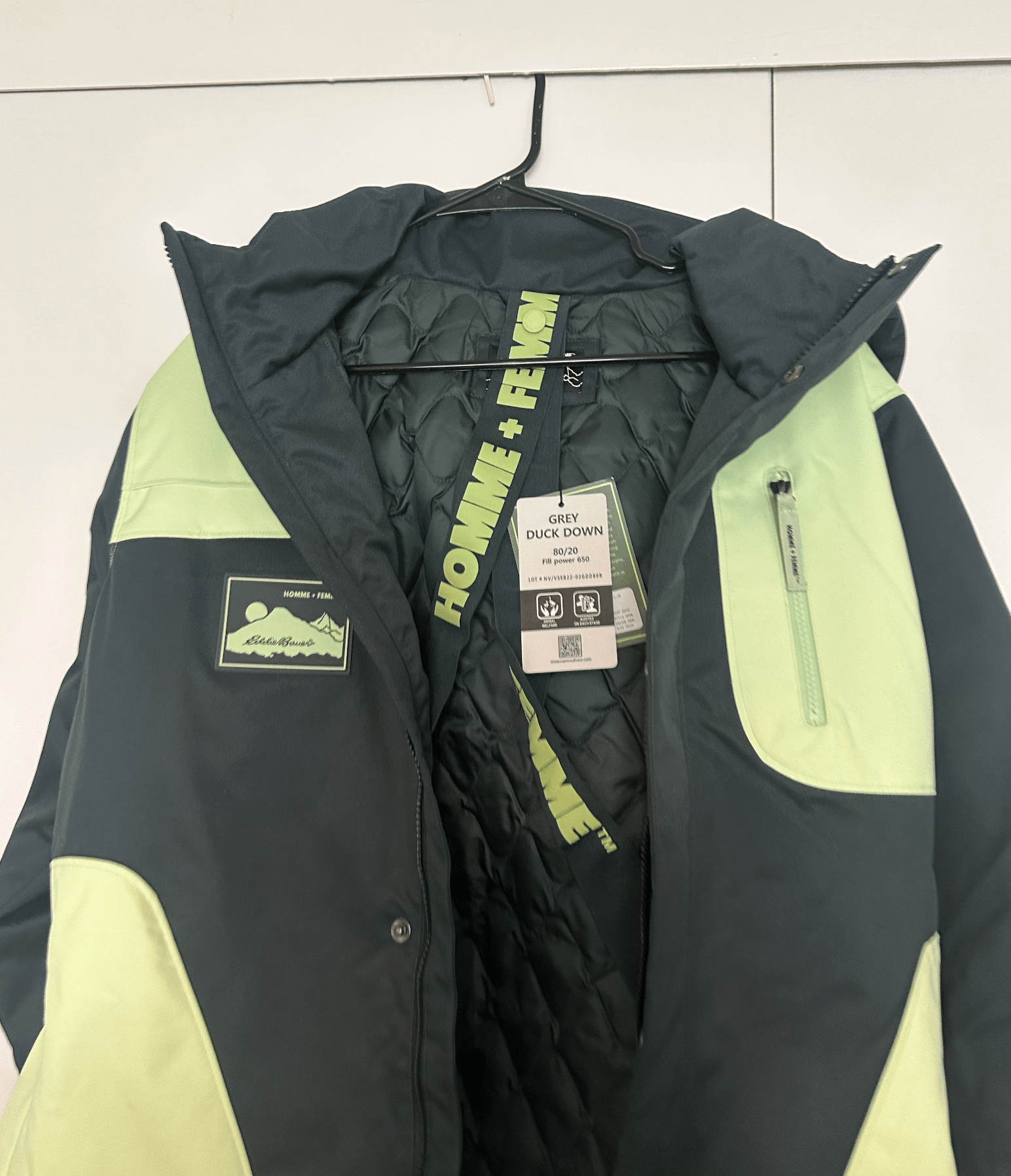 Eddie Bauer × Homme + Femme La Homme Femme X Eddie Bauer Jacket Green Down Parka Outdoor Size US S / EU 44-46 / 1 - 3 Thumbnail