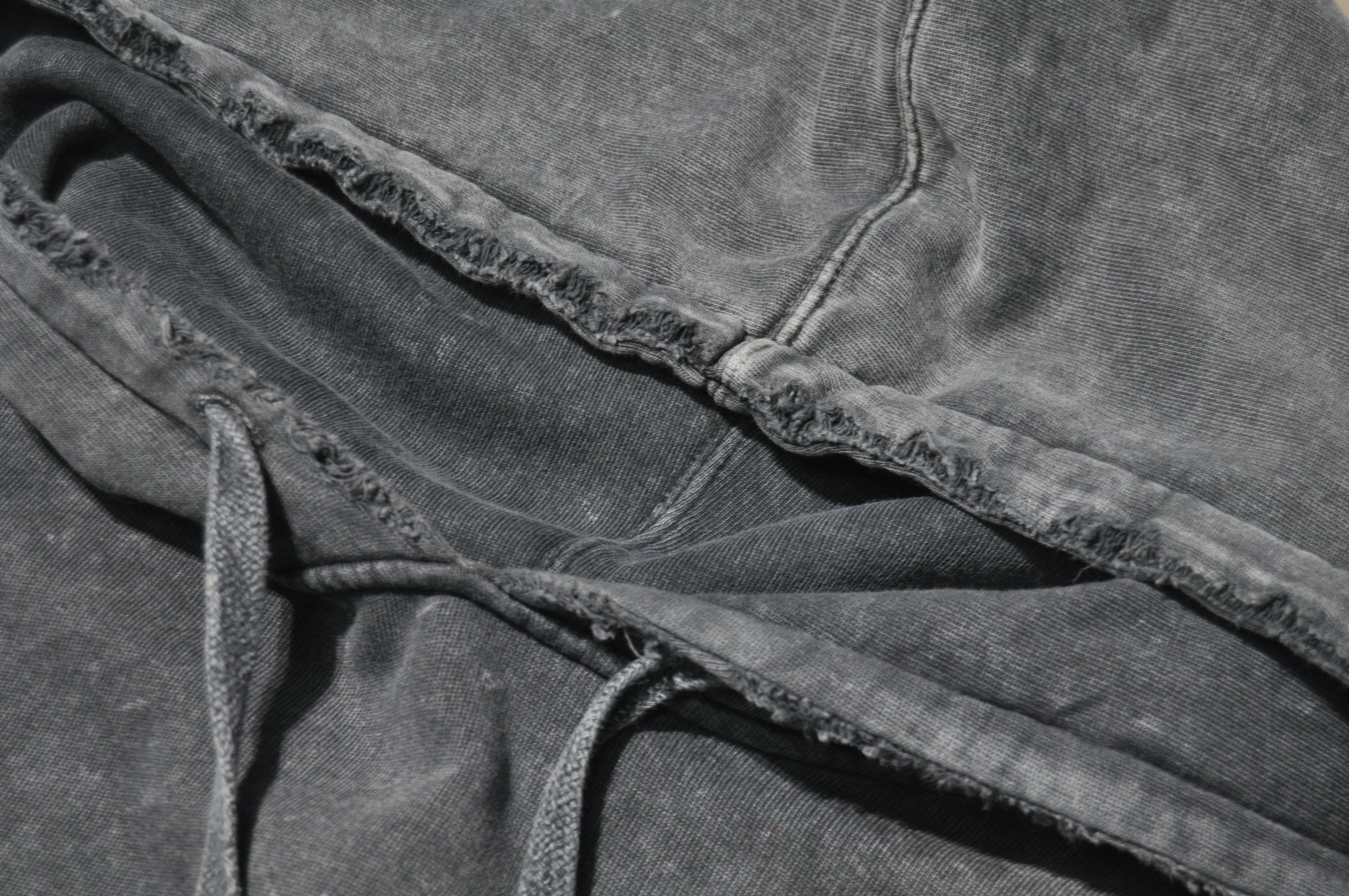 Saint Laurent Paris SLP - S/S 18 - Rive Gauche Logo Distressed Hoodie Size US L / EU 52-54 / 3 - 6 Thumbnail