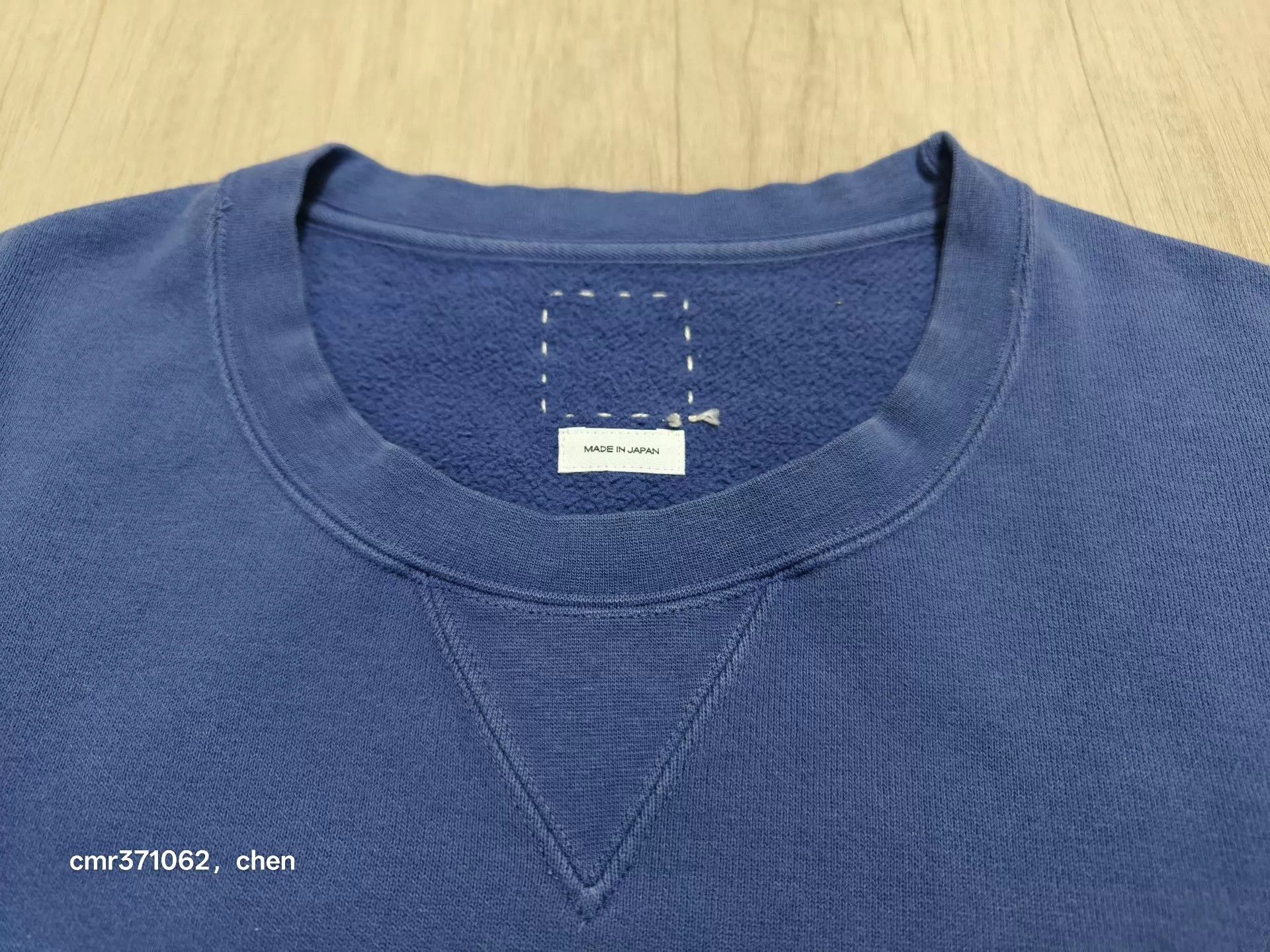 Visvim VISVIM 24SS MONDO SWEAT S/L DMGD blue3 3 worn 1x Size US L / EU 52-54 / 3 - 2 Thumbnail